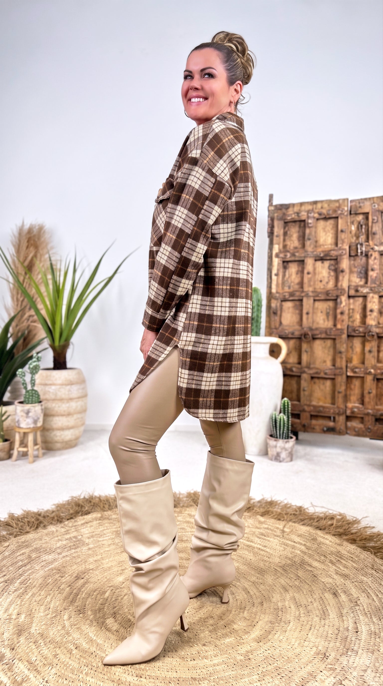 Leggins Leather Luxe *Taupe*