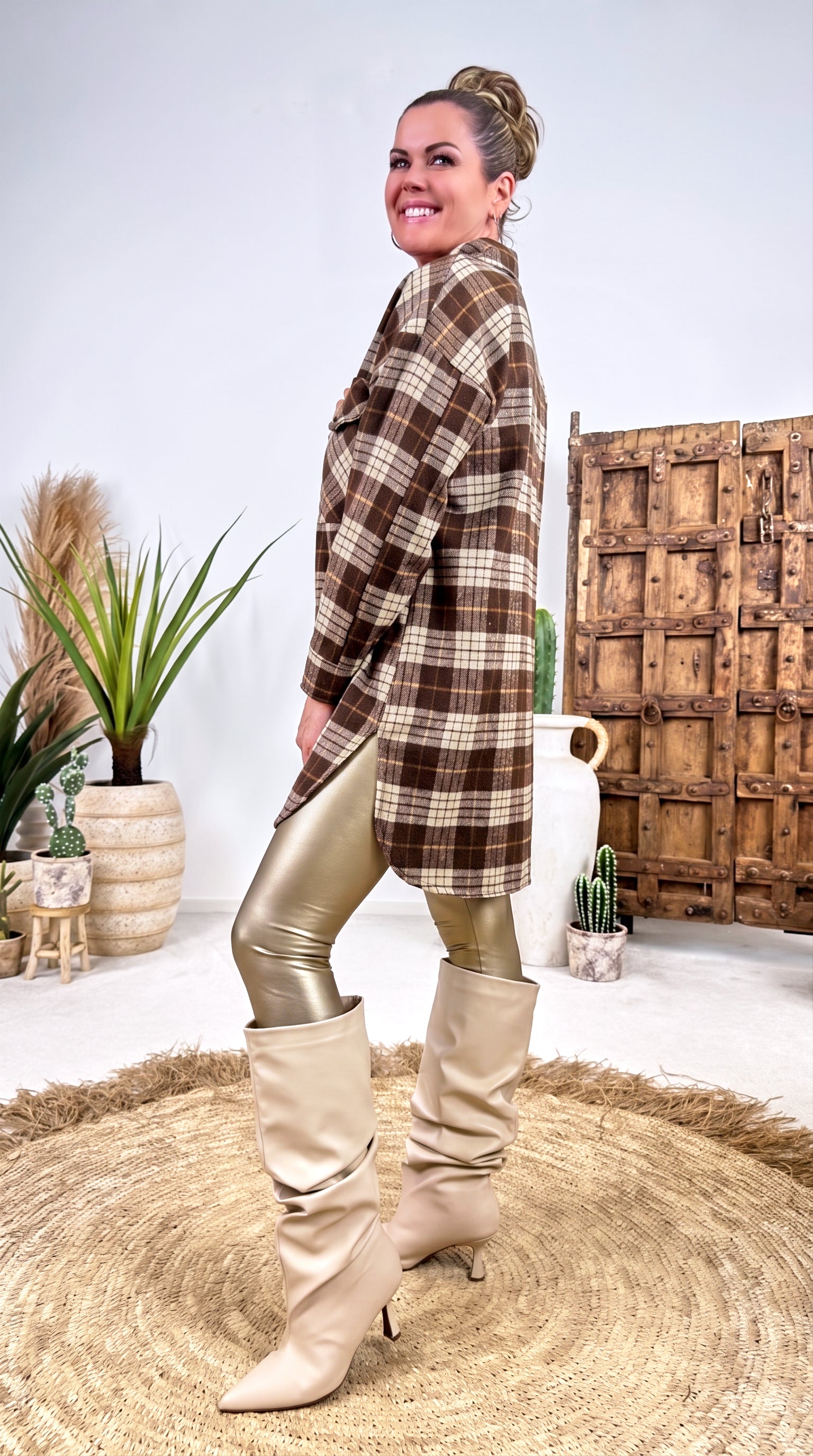 Leggins Leather Luxe *Gold*