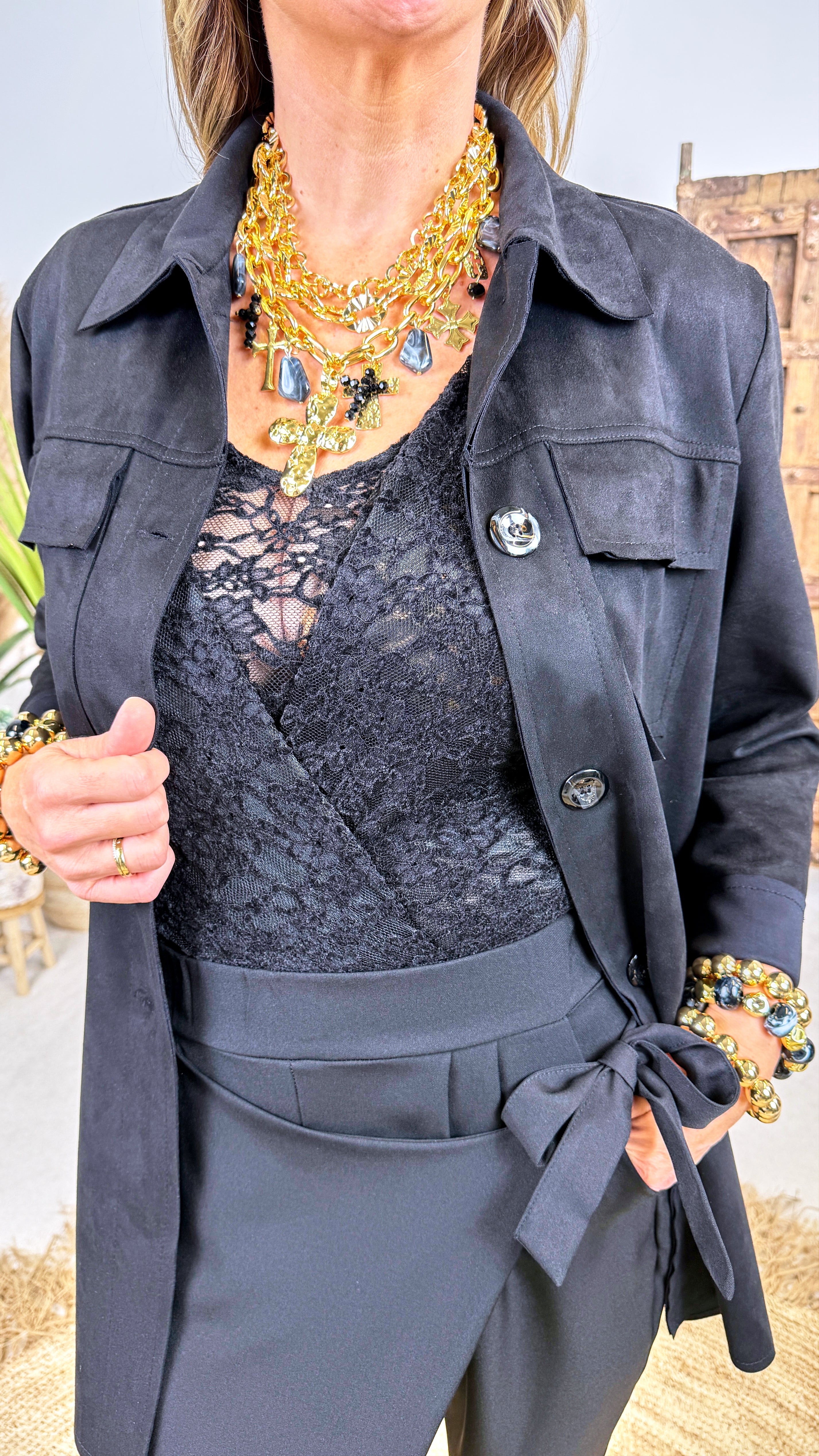 Hemd-Jacke Mercator *Schwarz*