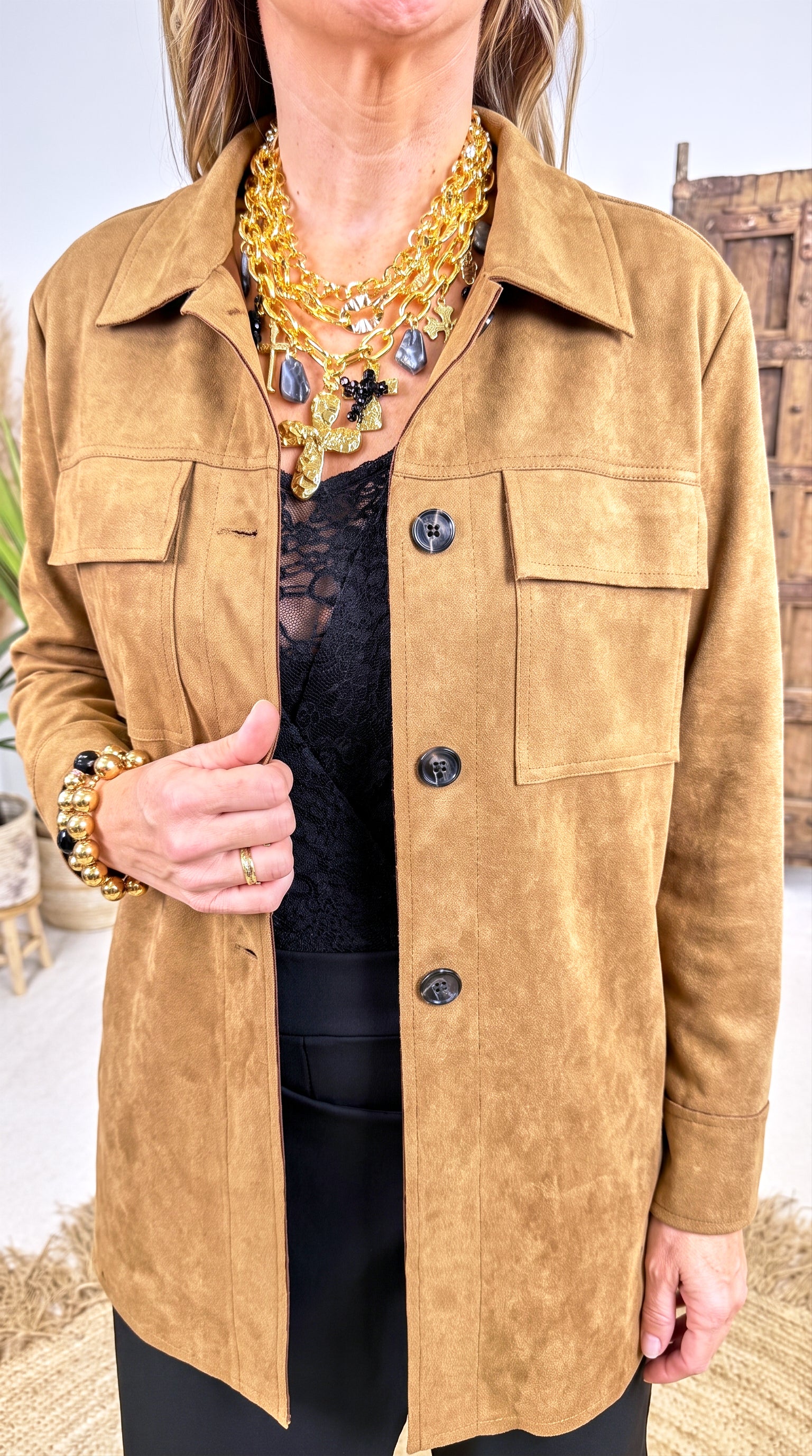 Hemd-Jacke Mercator *Camel*