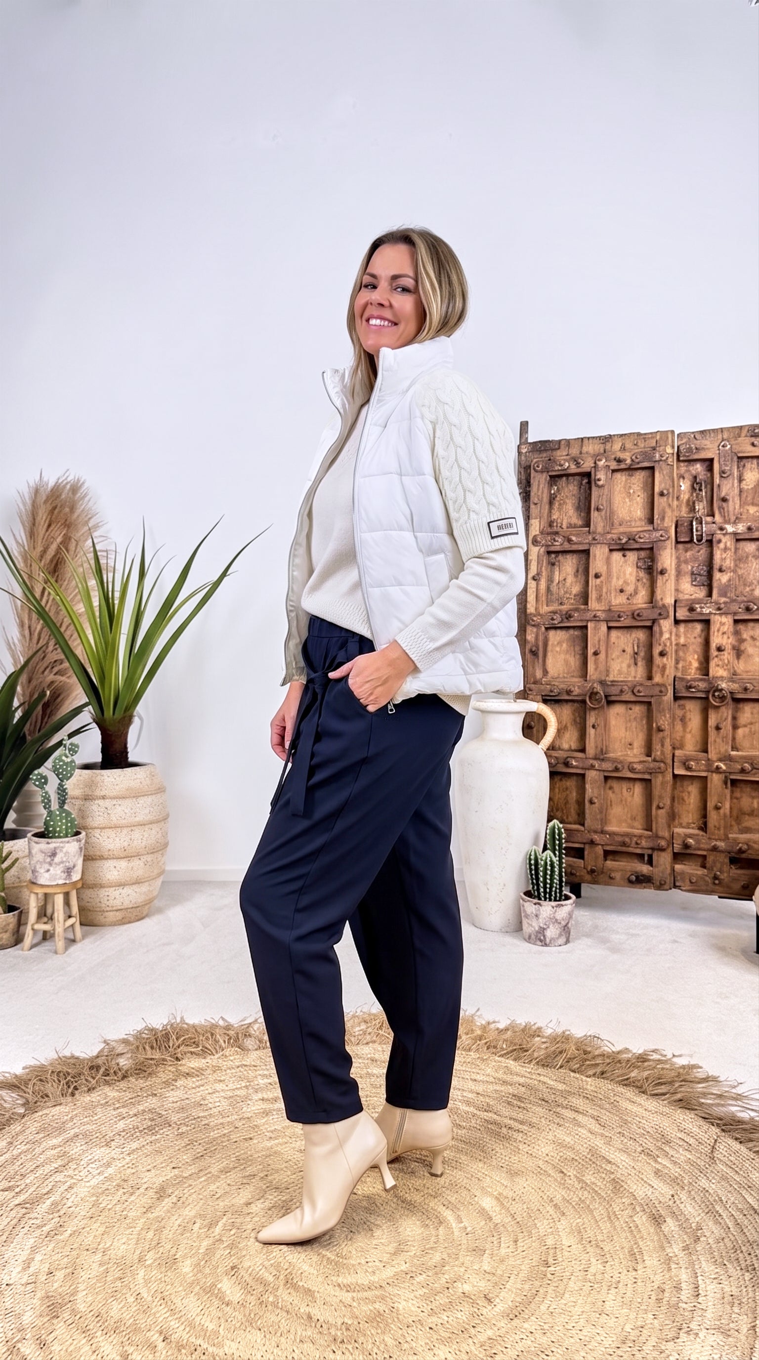 Hose Cascade Tie *Dunkelblau*