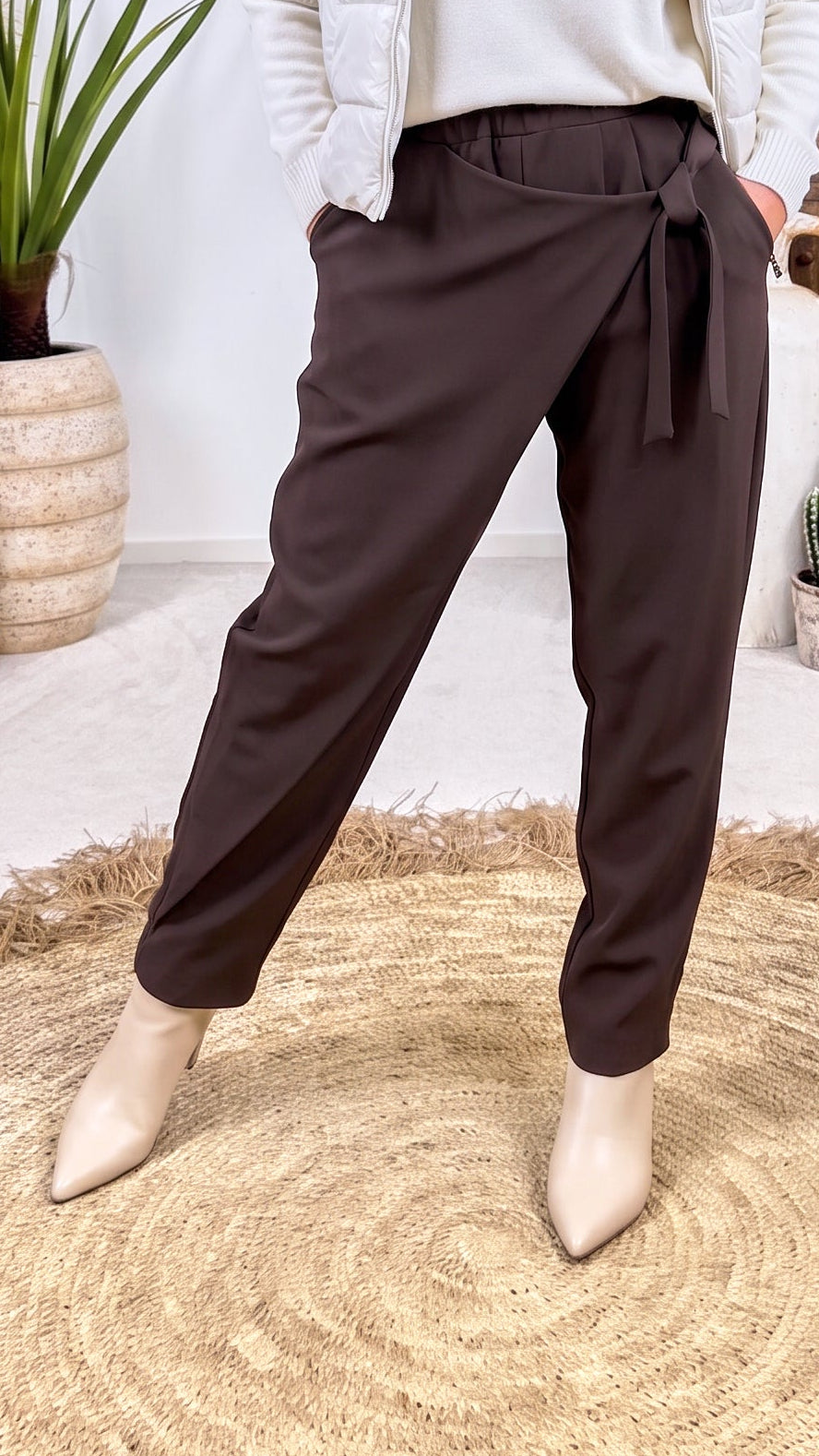 Hose Cascade Tie *Schoko*