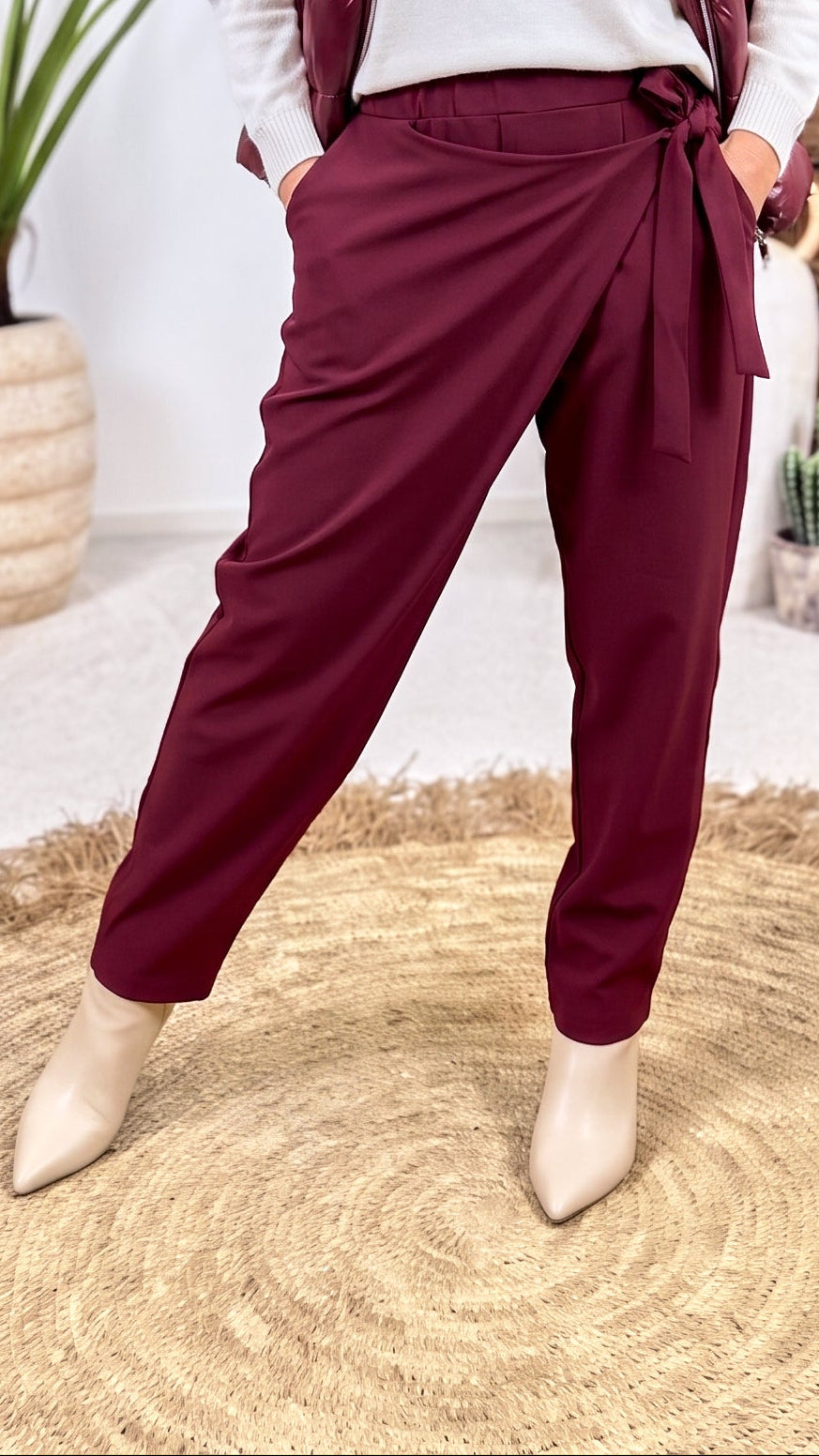 Hose Cascade Tie *Bordeaux*