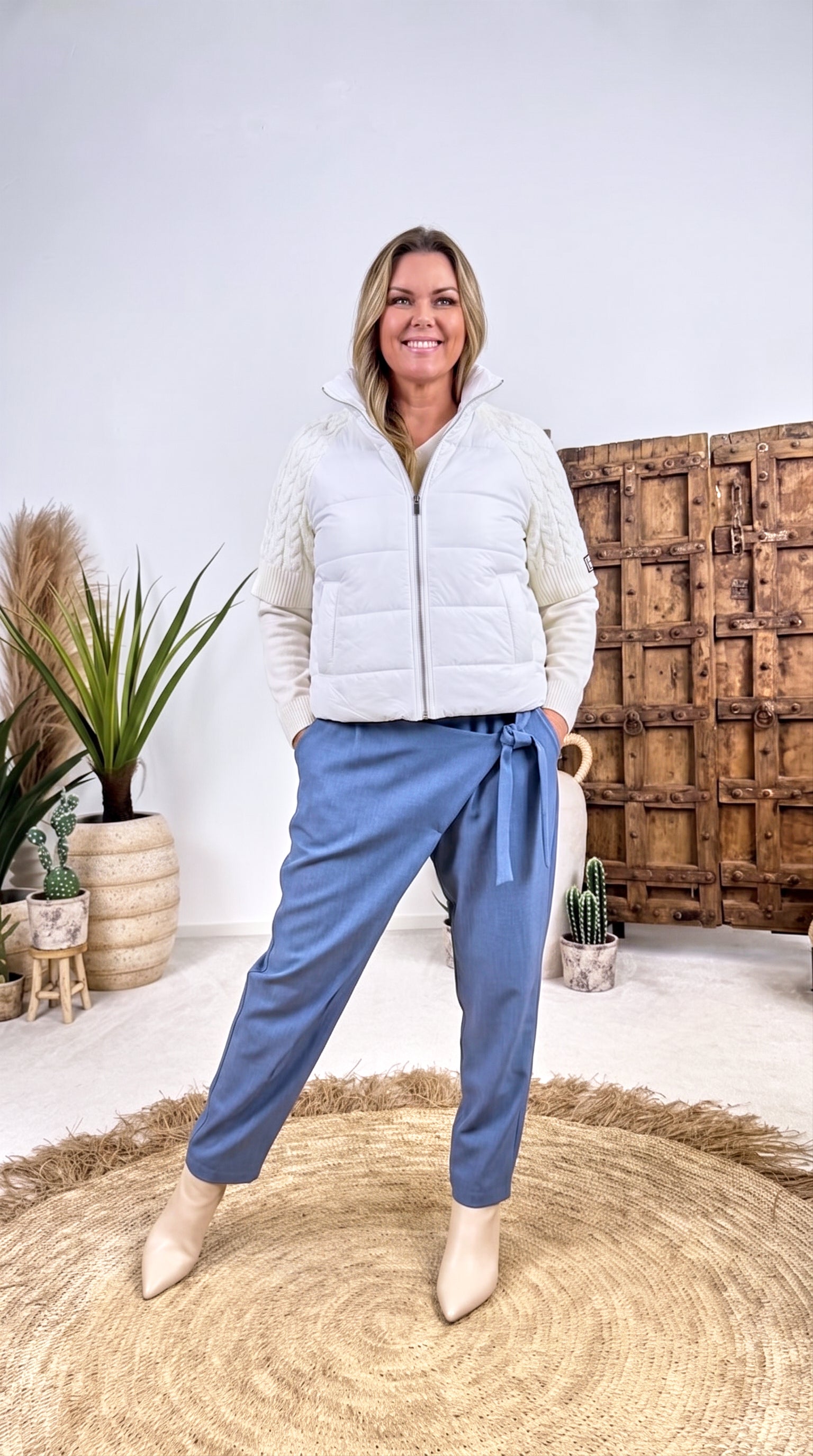 Hose Cascade Tie *Jeansblau*