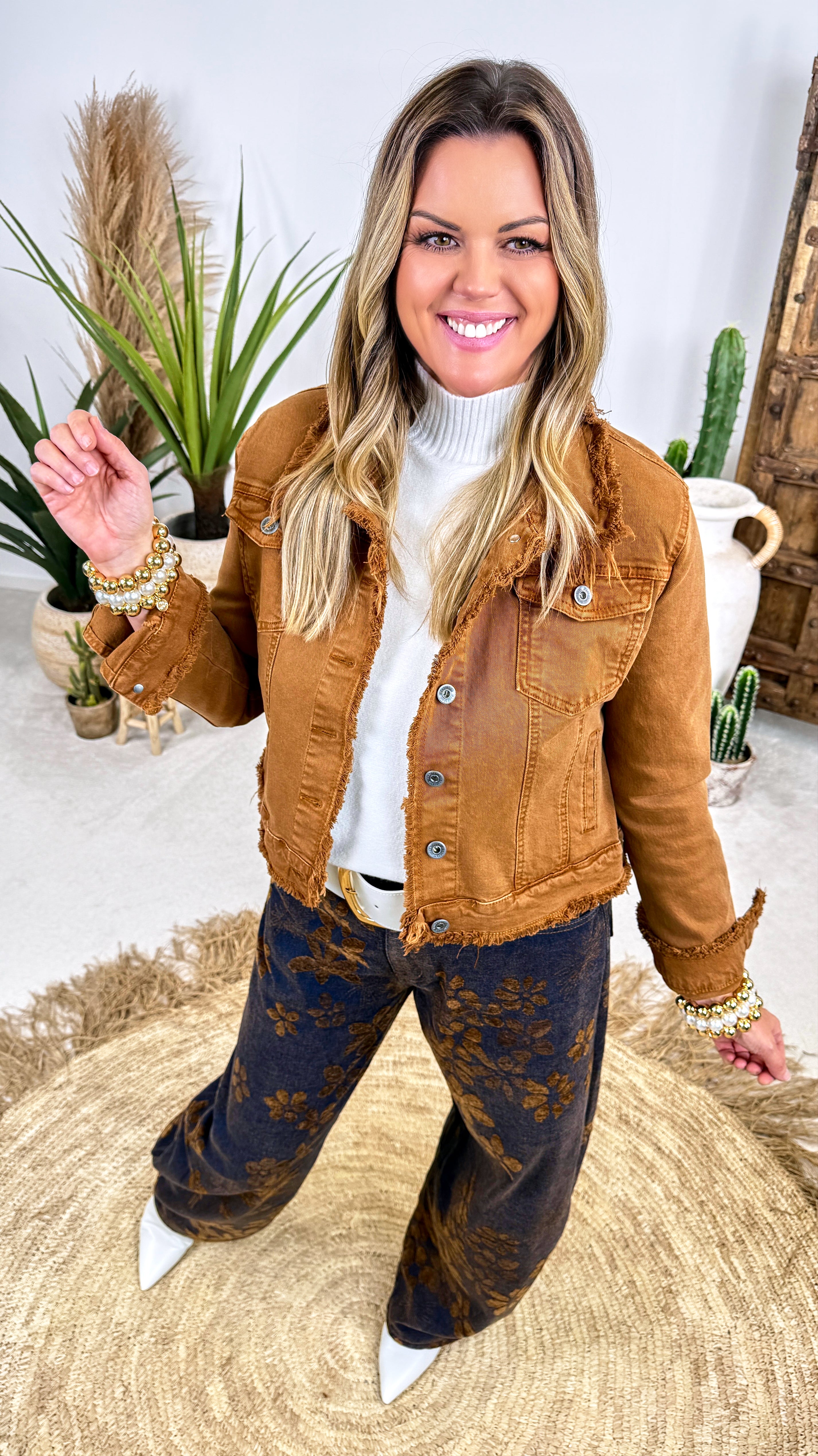 Jeansjacke Tundra Soul *Camel* (2 Größen)