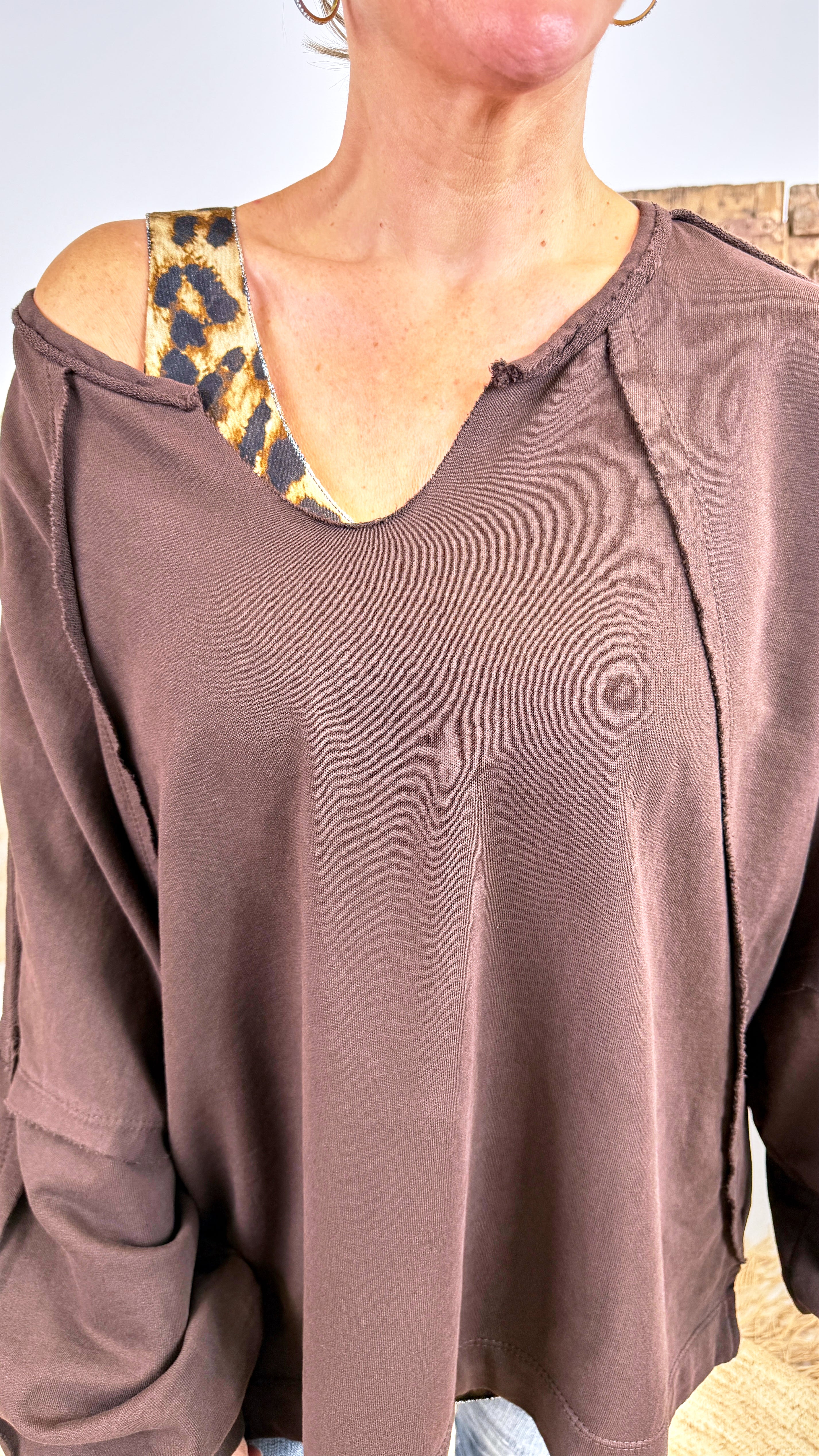 Sweatshirt Alva *Schoko*