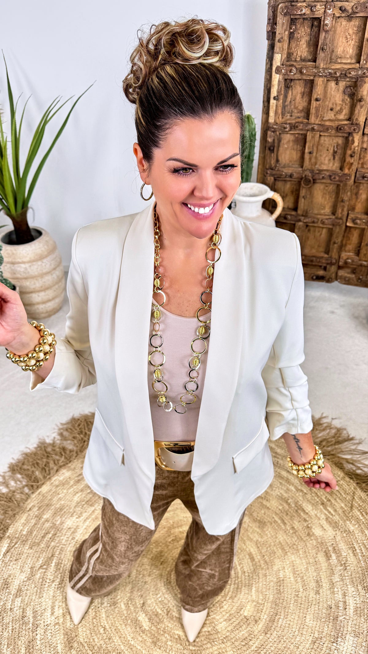 Blazer Strong Woman *Creme*