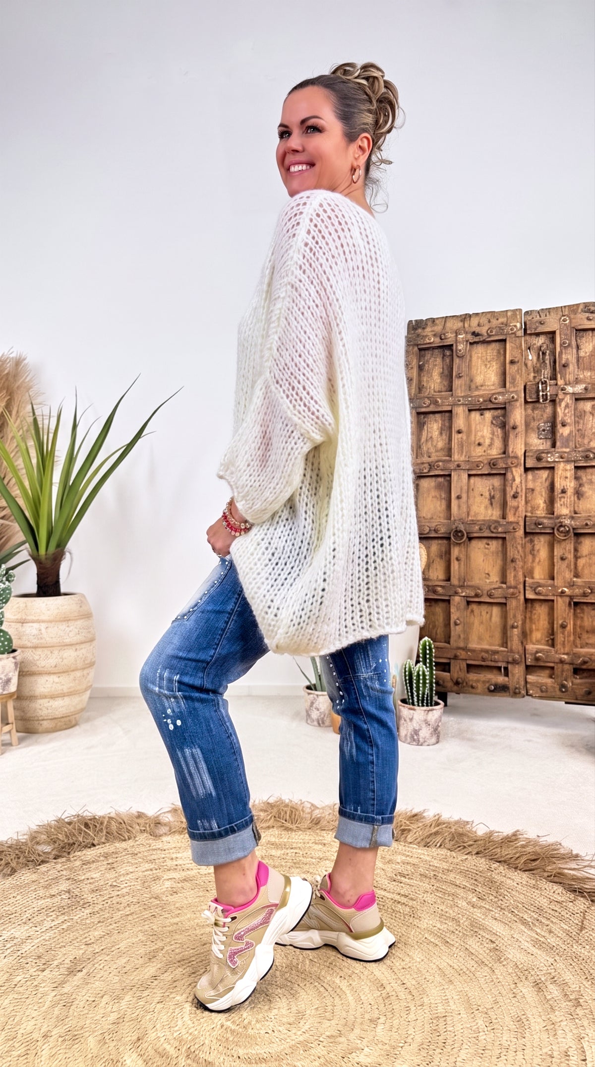 Strickpullover Autumn Magic *Weiß*