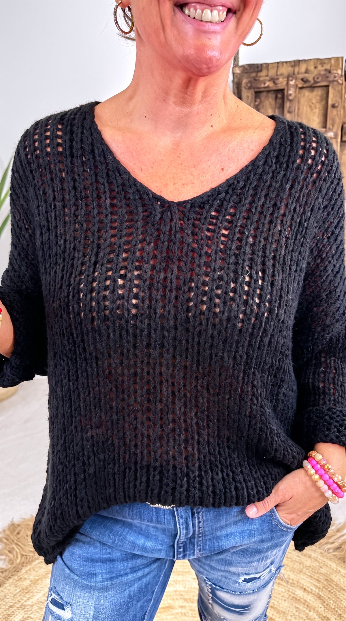 Strickpullover Autumn Magic *Schwarz*