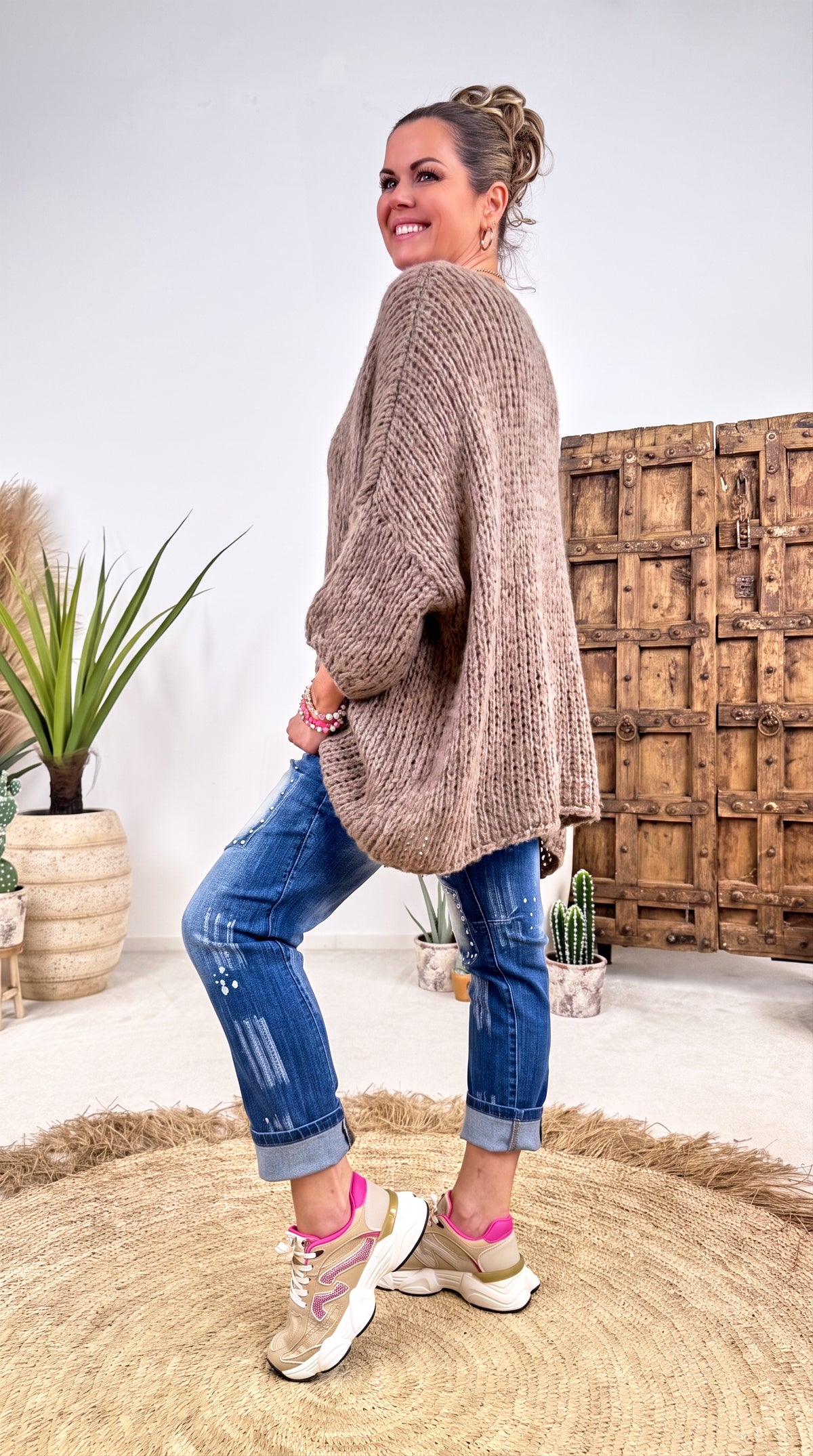 Strickpullover Autumn Magic *Taupe*