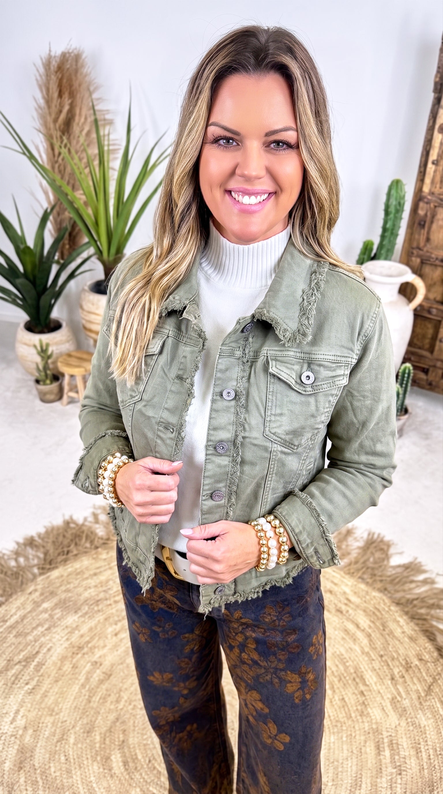 Jeansjacke Tundra Soul *Khaki* (2 Größen)