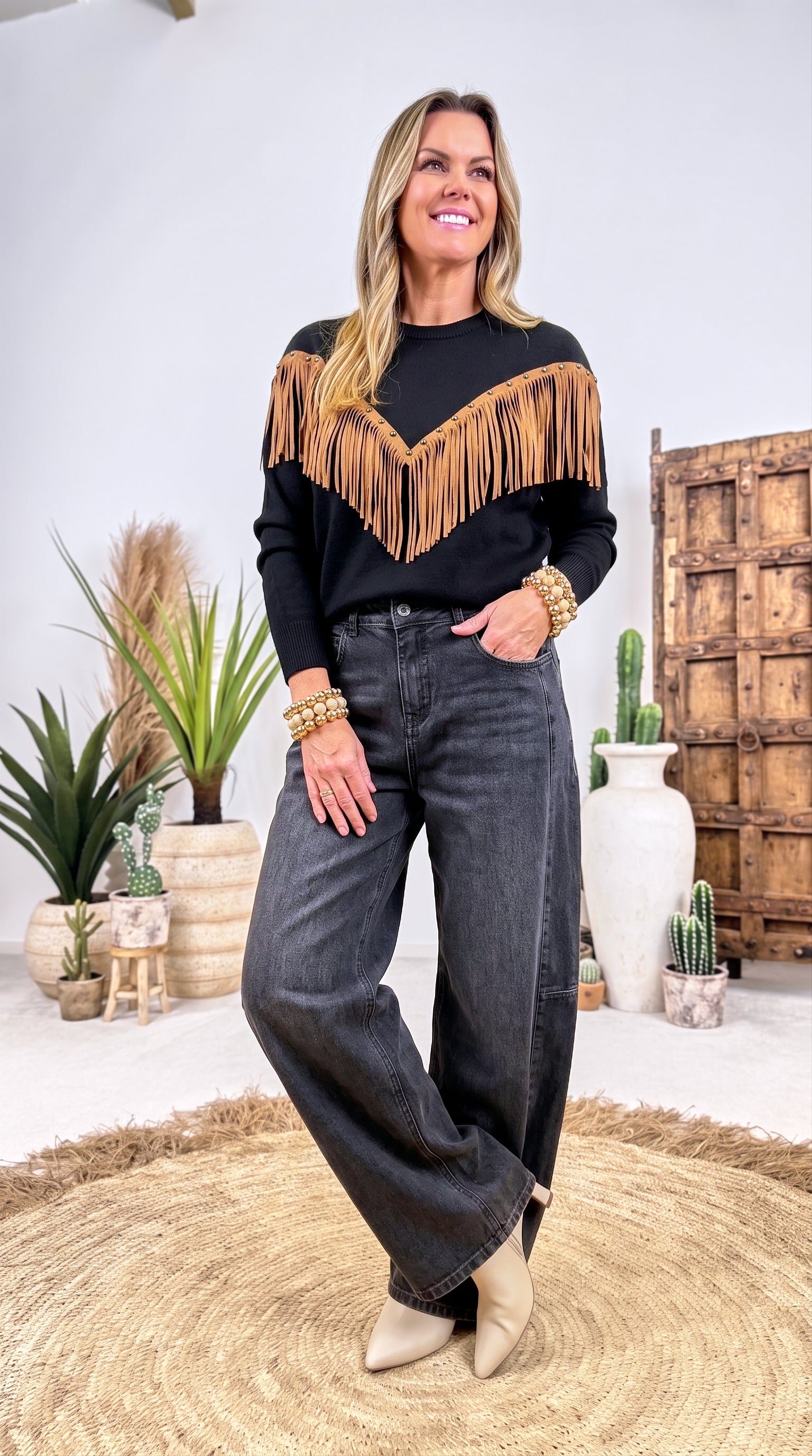 Strickpullover Wichita Spirit *Schwarz*