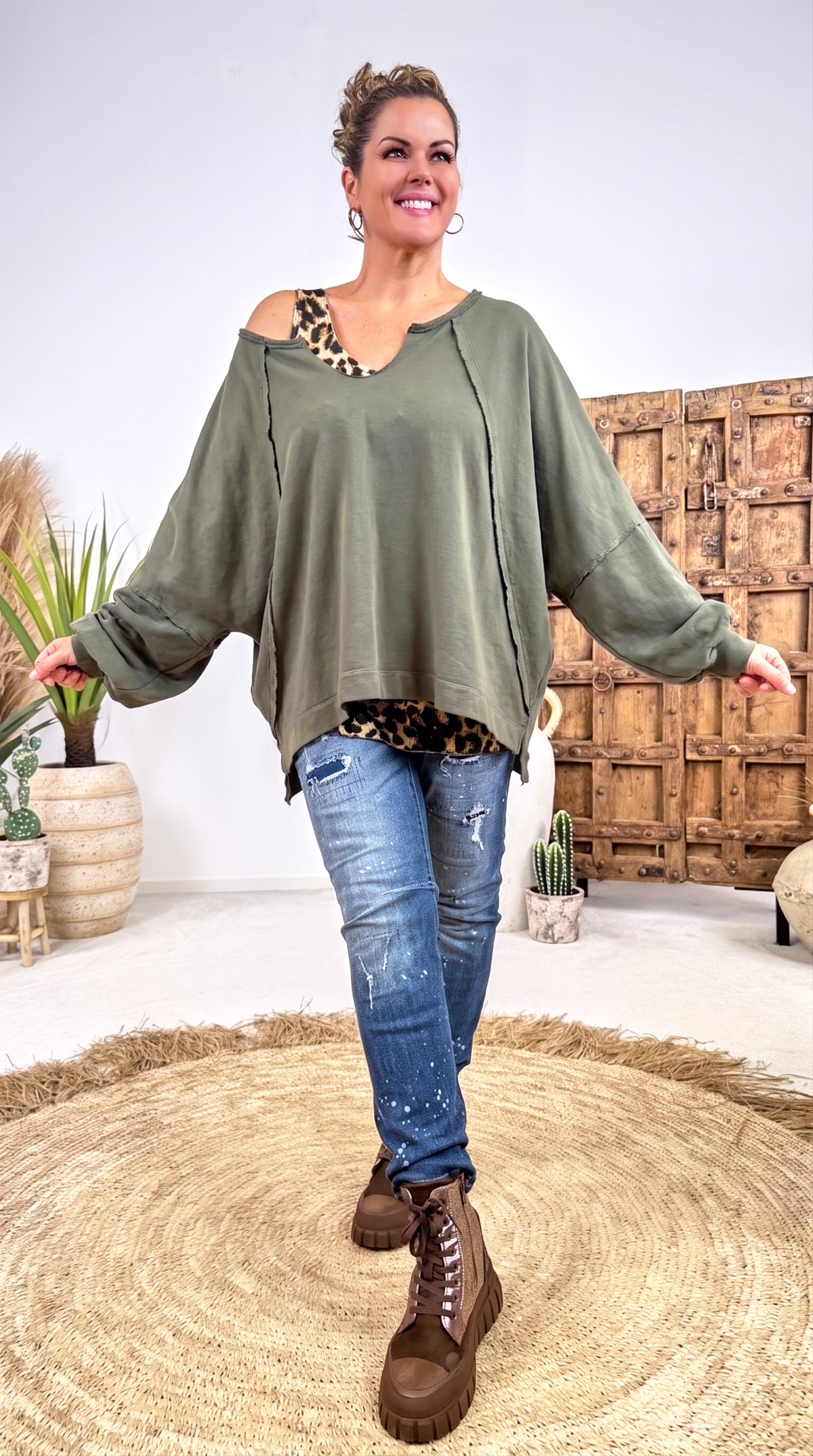 Sweatshirt Alva *Khaki*