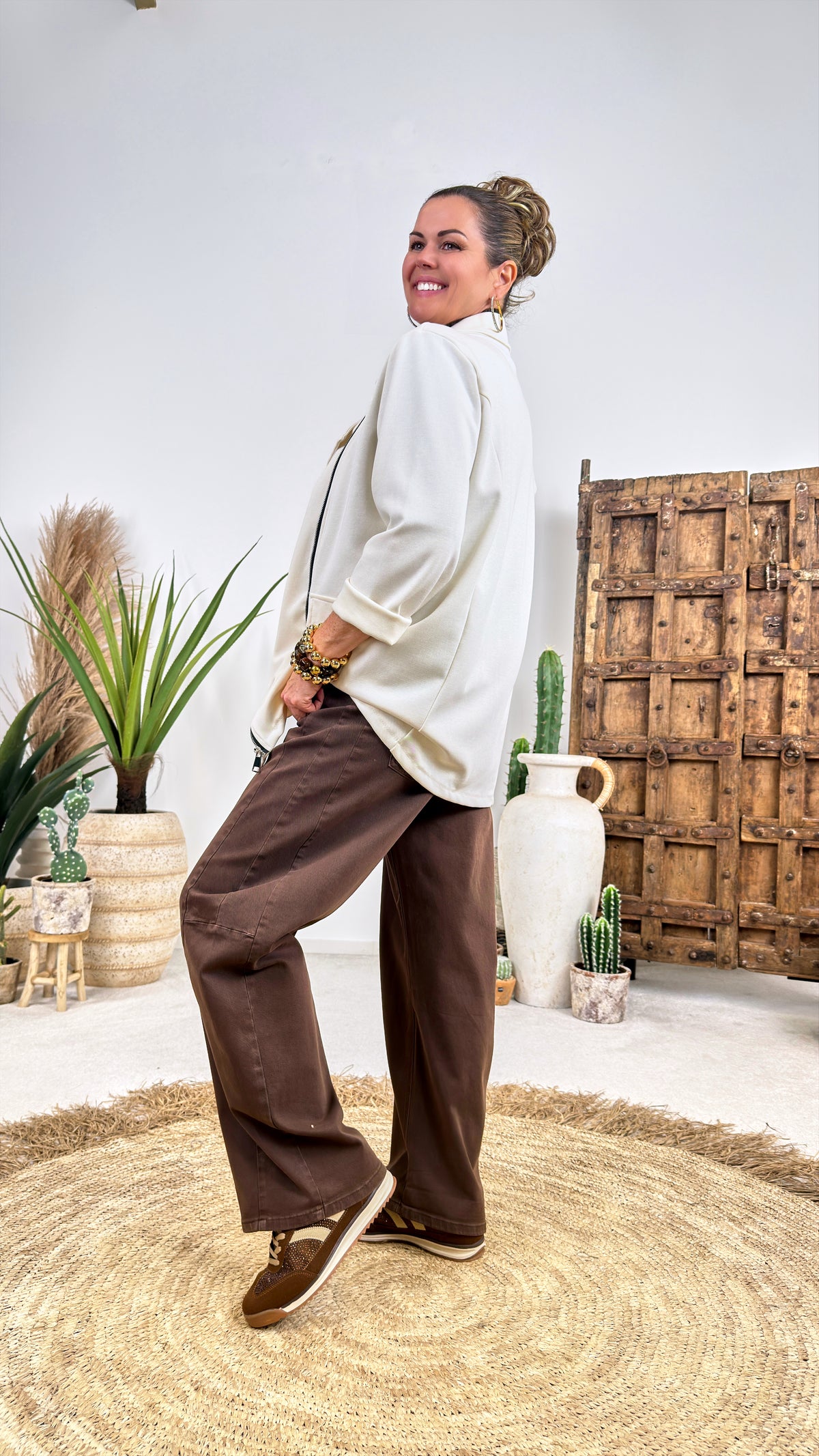 Sweatjacke Sol Levante *Creme*