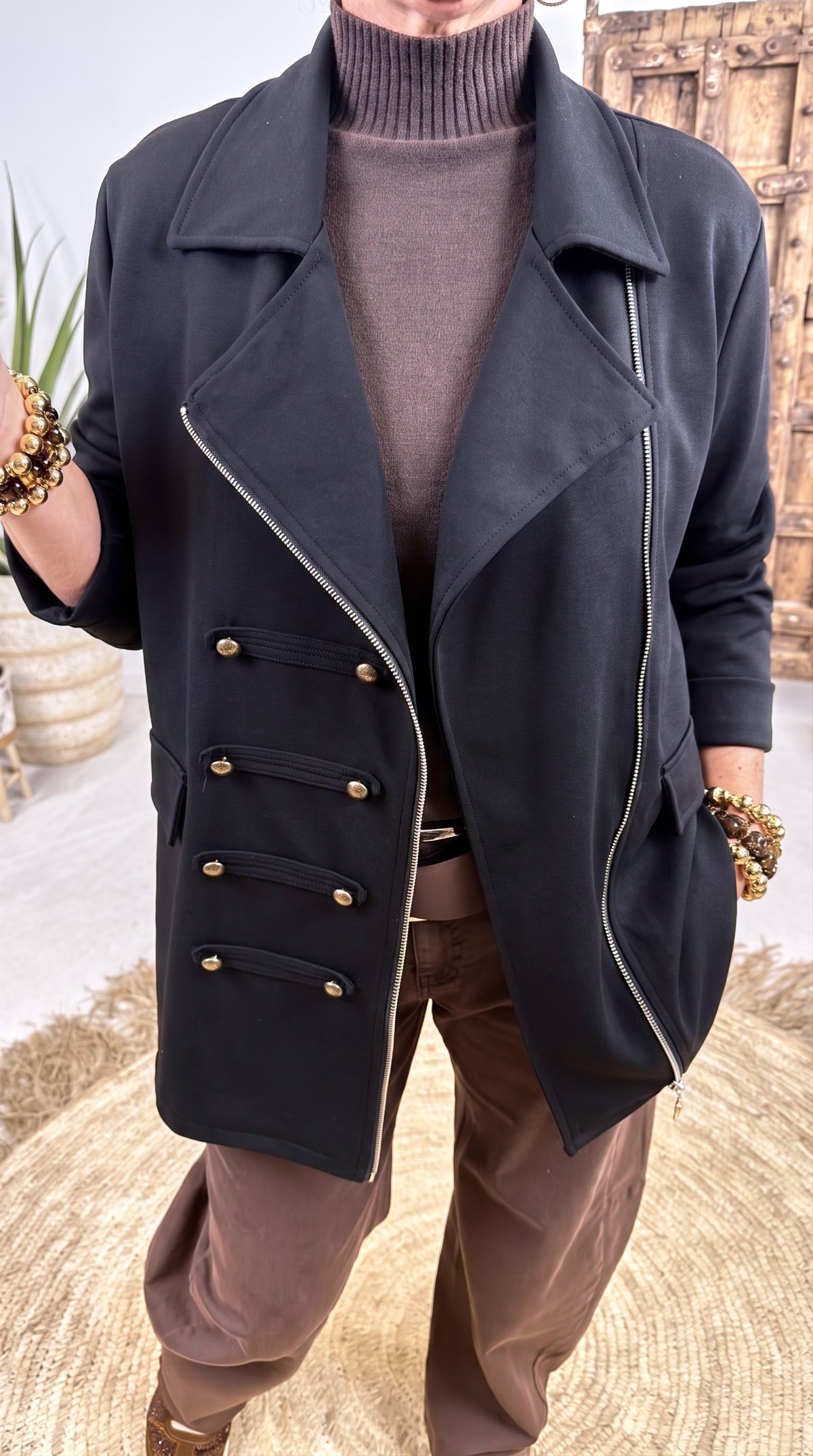 Sweatjacke Sol Levante *Schwarz*