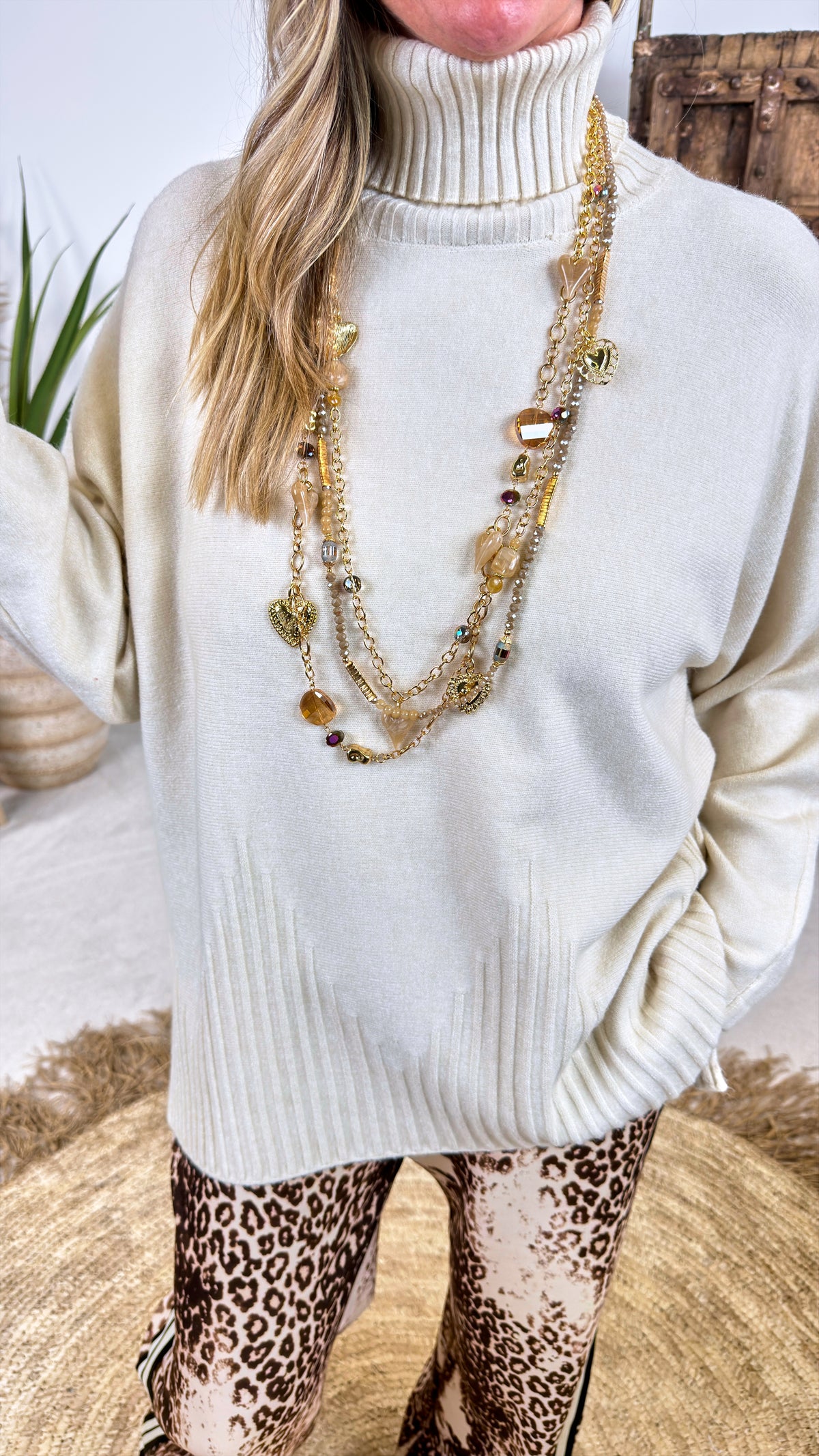 Rollkragenpullover Frostholm *Creme*