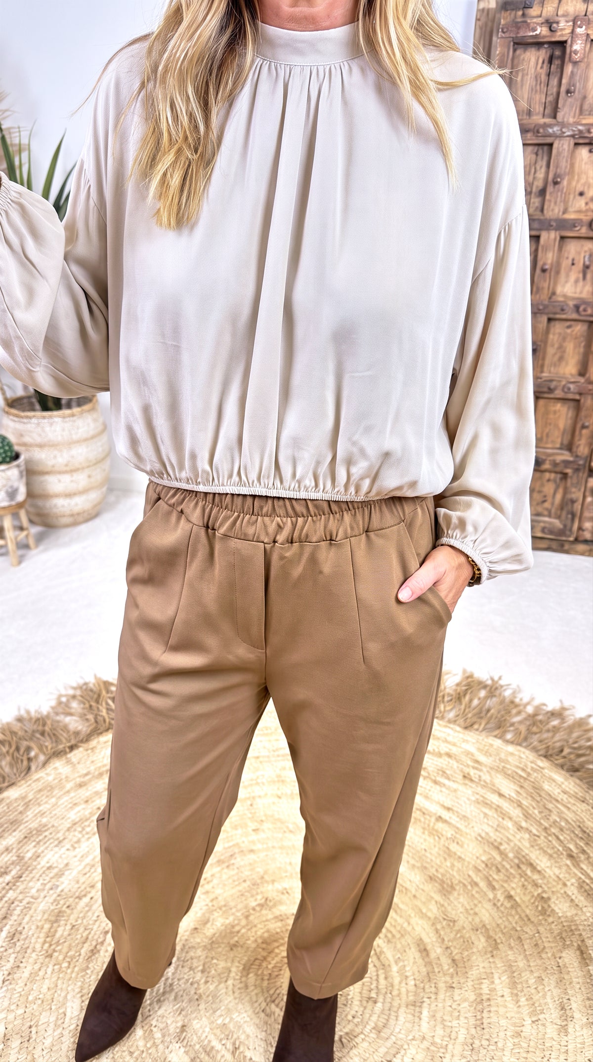 Bluse Nimravus *Beige*