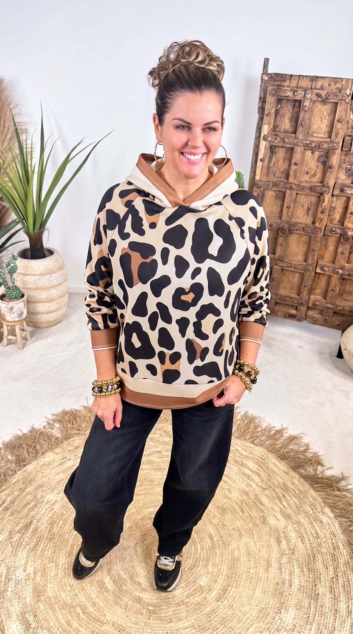 Hoodie Autumn Lynx *Camel*
