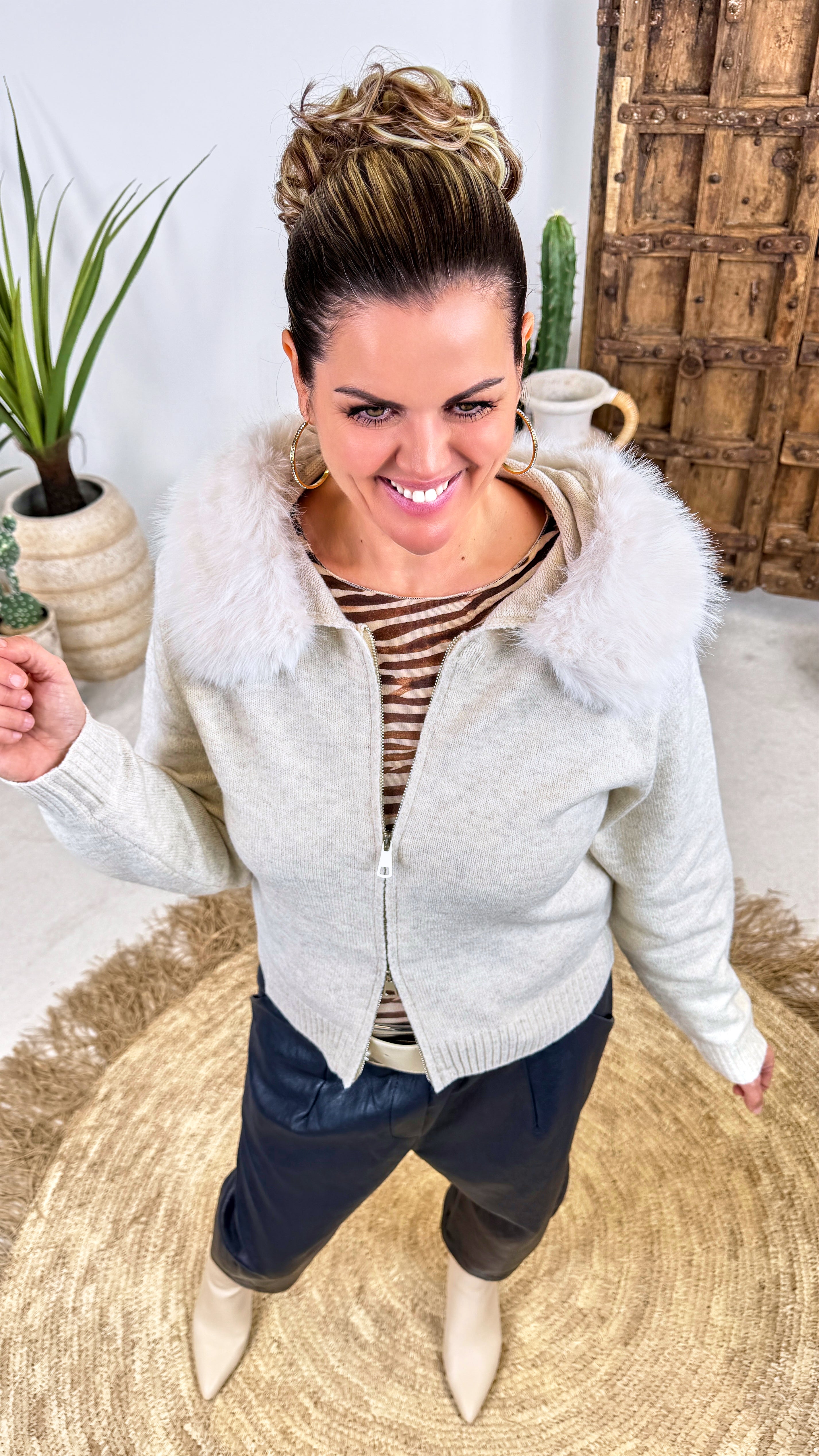 Strickjacke Frostmoor *Creme*