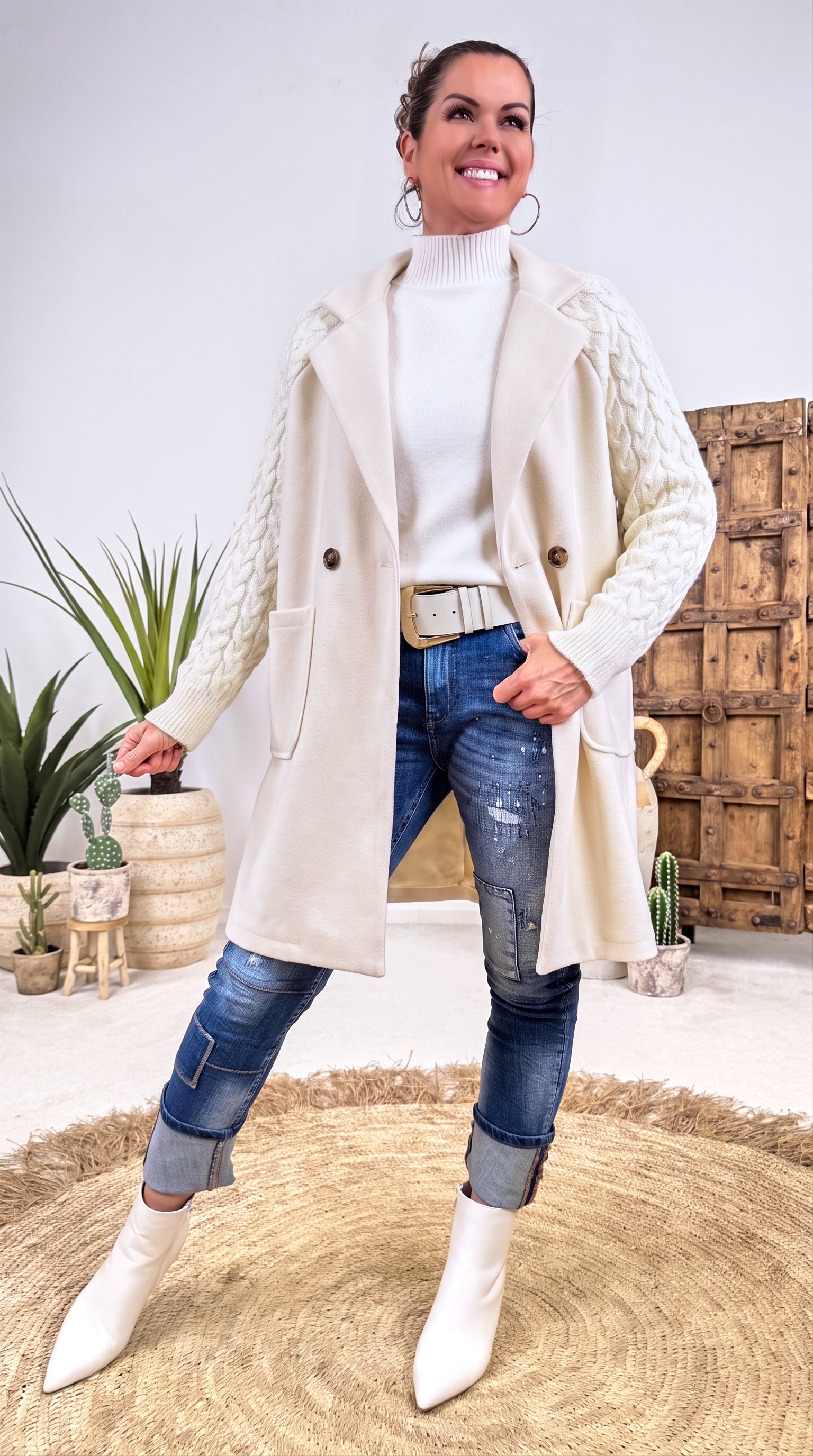 Mantel Boreal *Creme* (lieferbar ab 13.9.26)