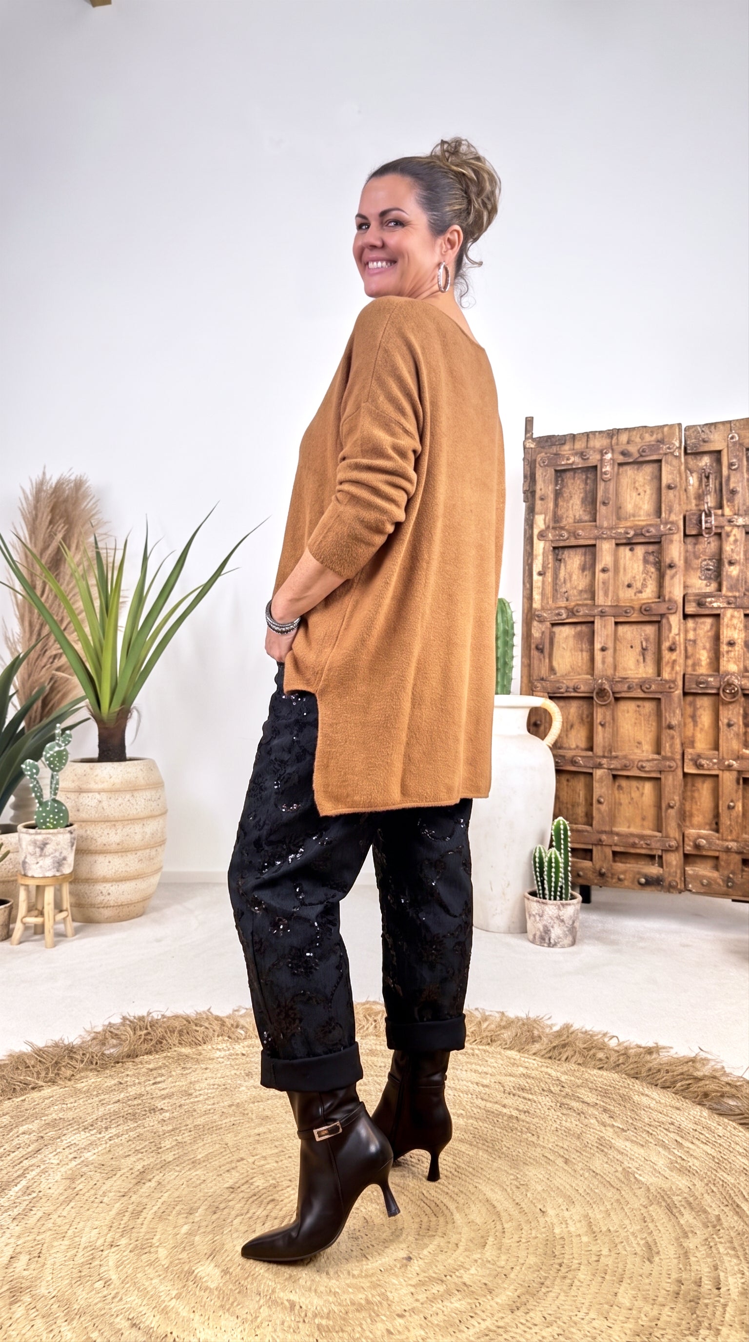 Strickpullover Rustika *Camel*
