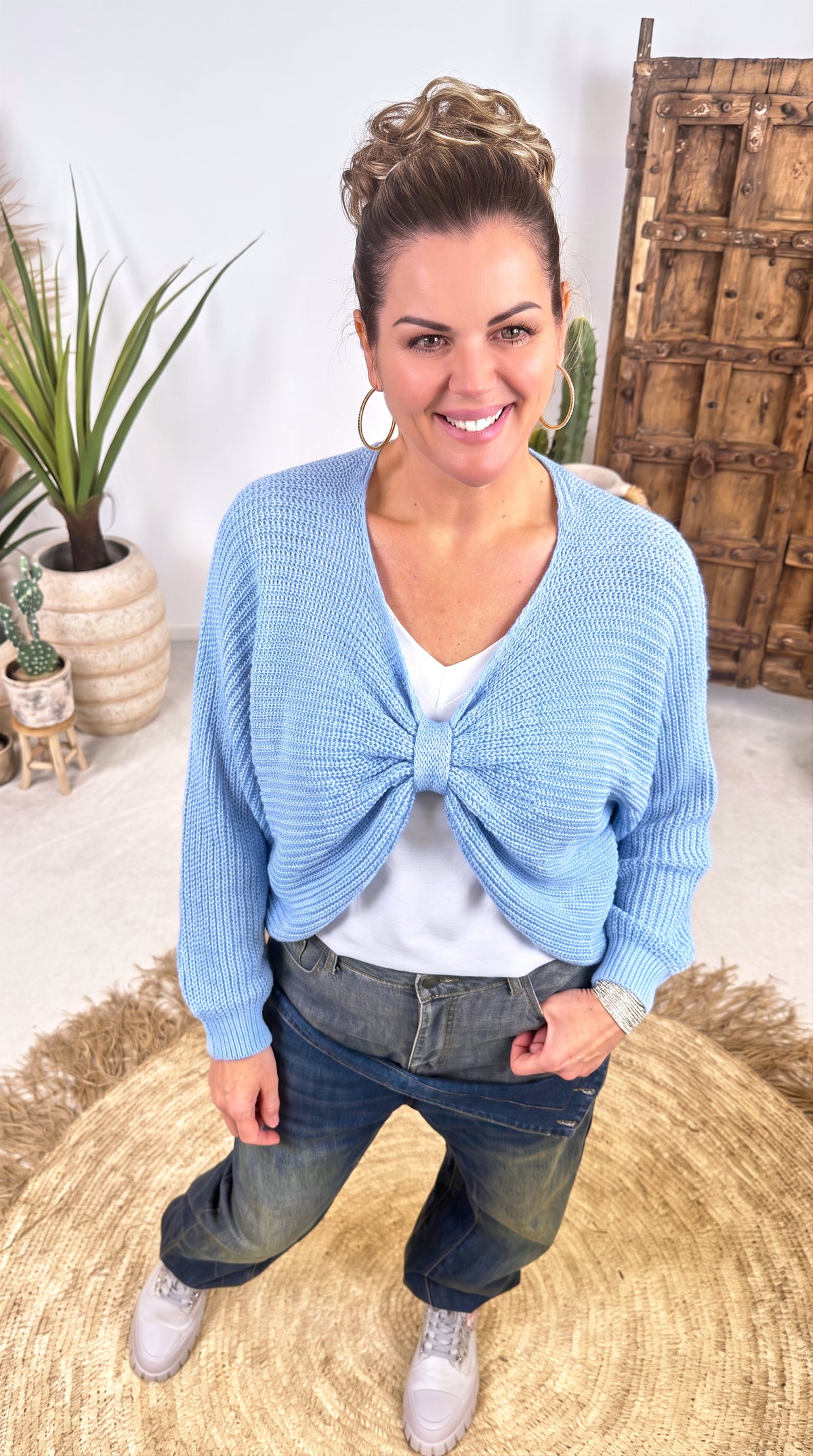 Strickshirt Autumn Layer *Hellblau*