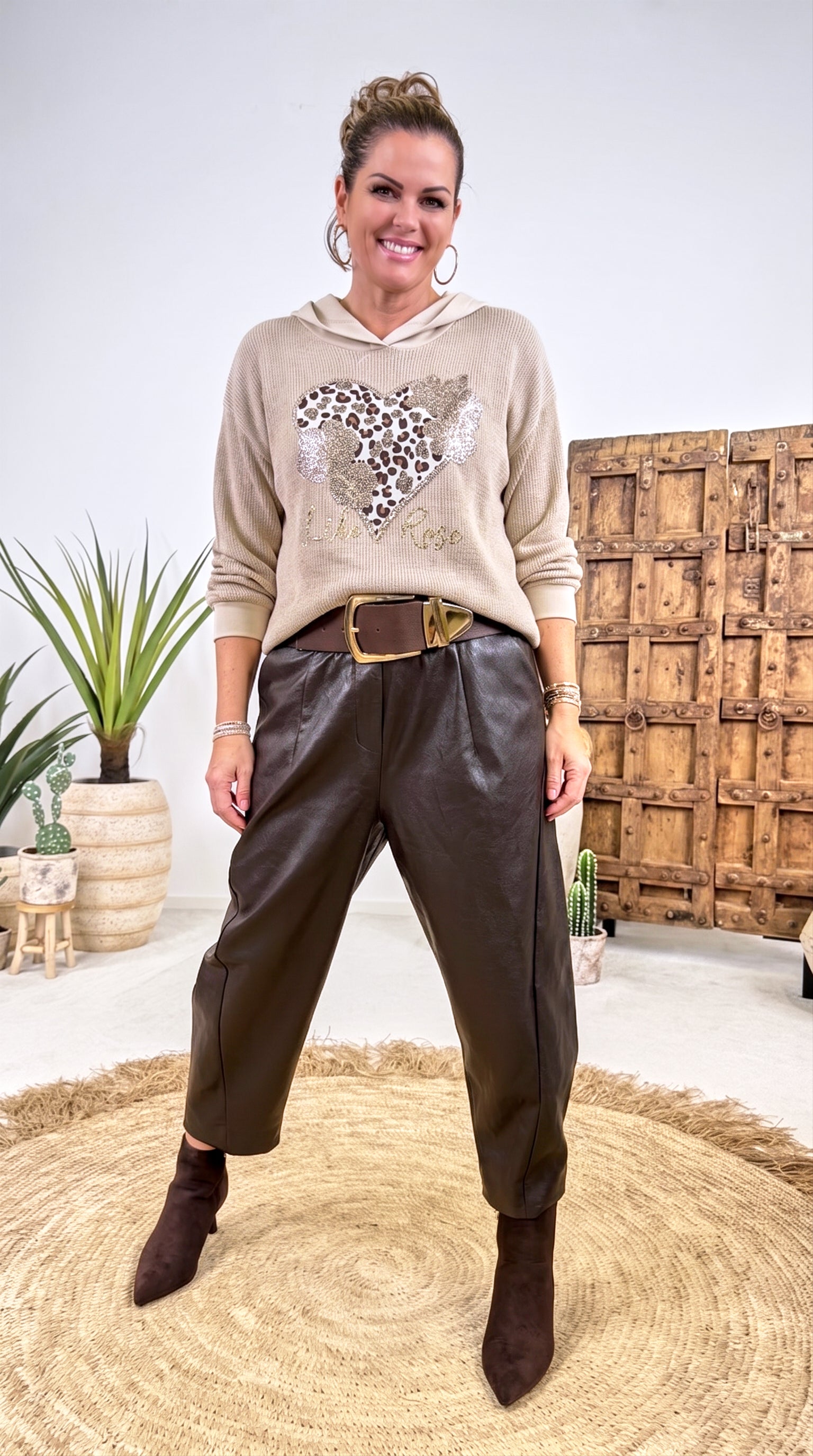 Dünner Hoodie Savannah Pulse *Beige*