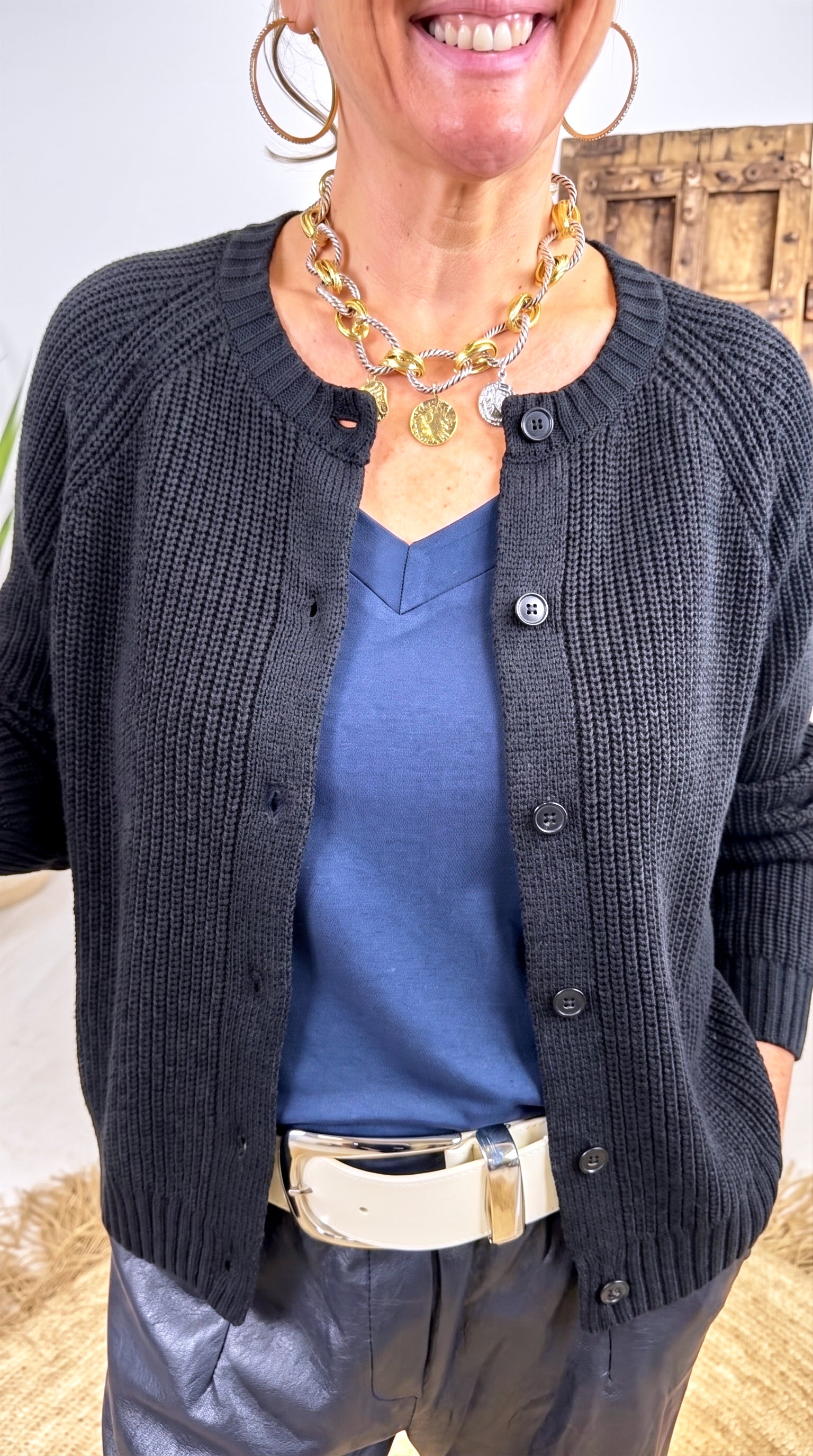 Strickjacke Larghetto *Schwarz*