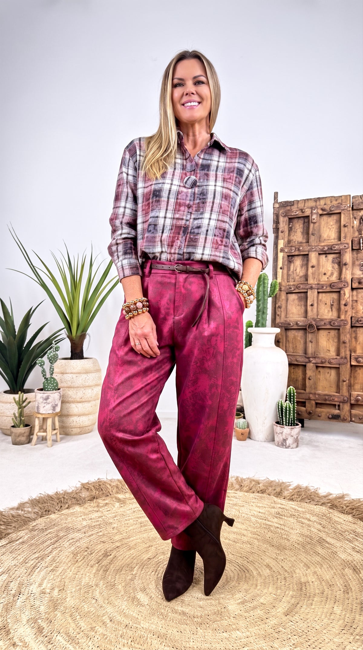 Bluse Lyrina *Bordeaux*