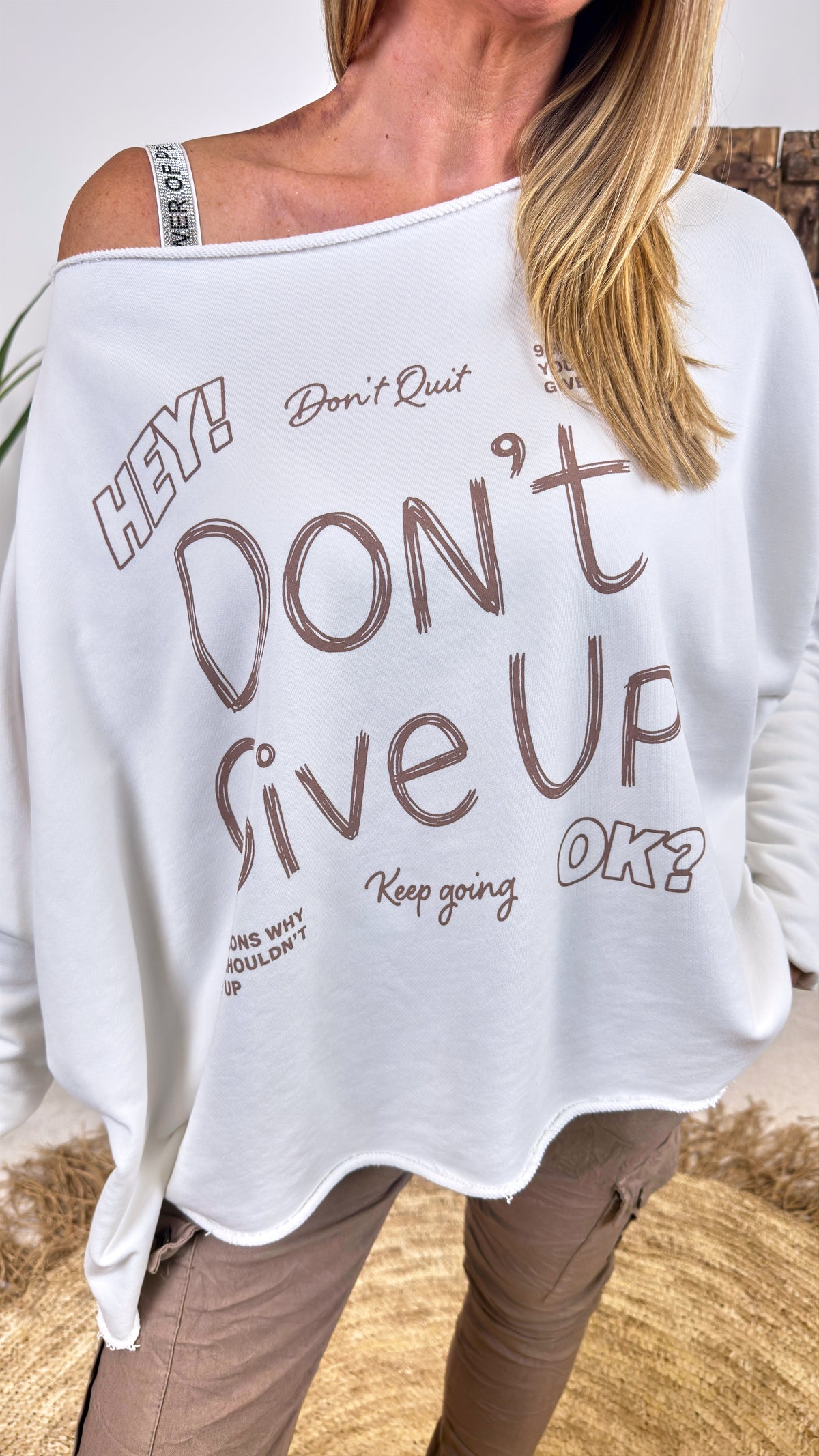 Sweatshirt Manifesto *Weiß*