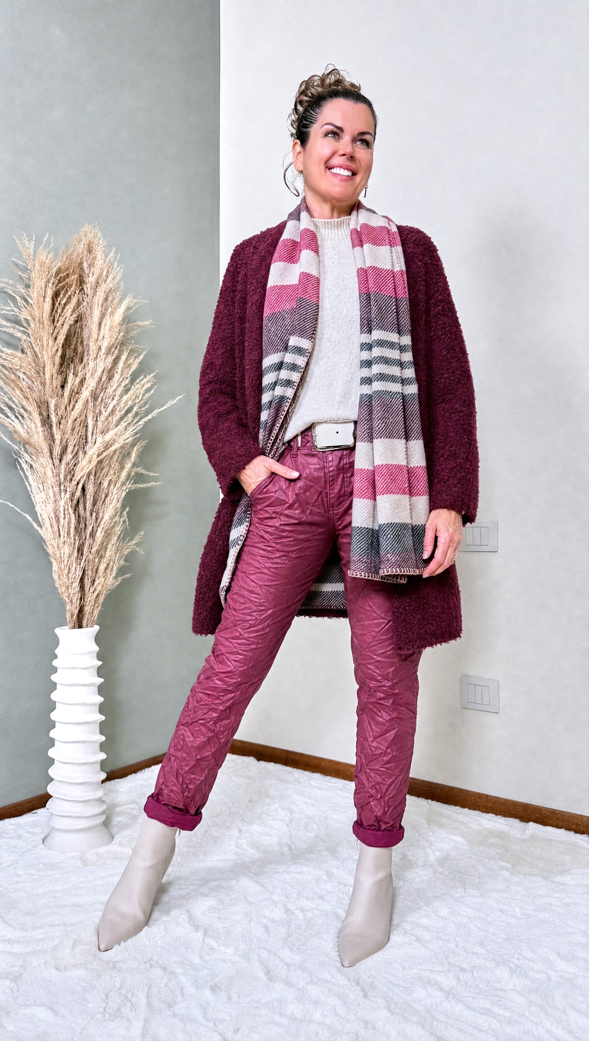 Strickjacke Mireille *Bordeaux*