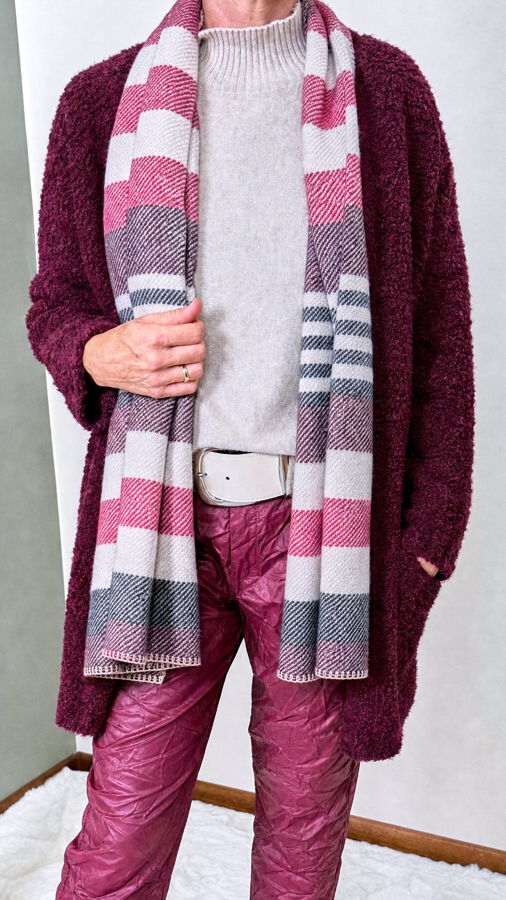Strickjacke Mireille *Bordeaux*