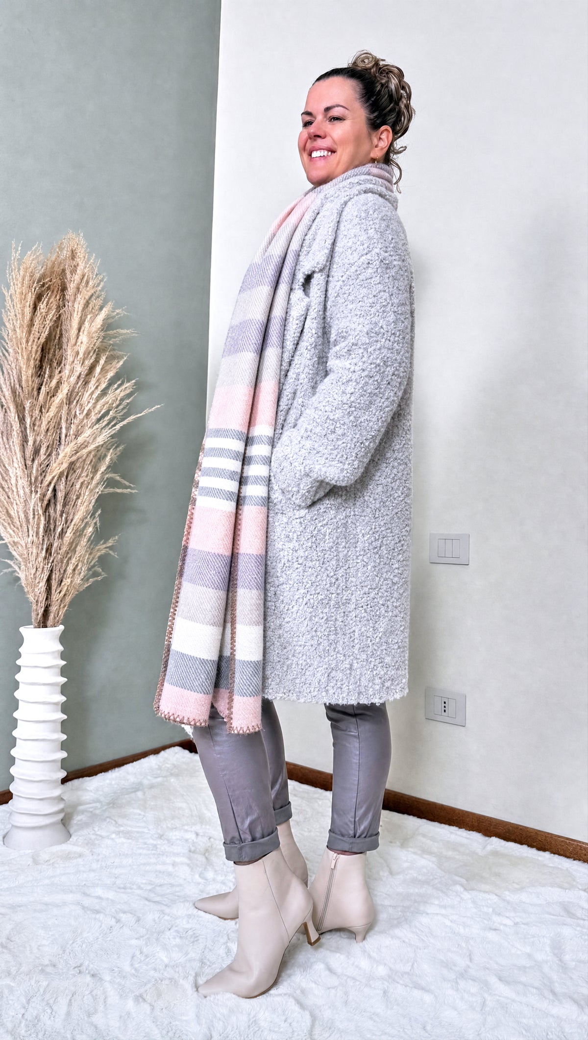 Strickjacke Mireille *Beige-Meliert*