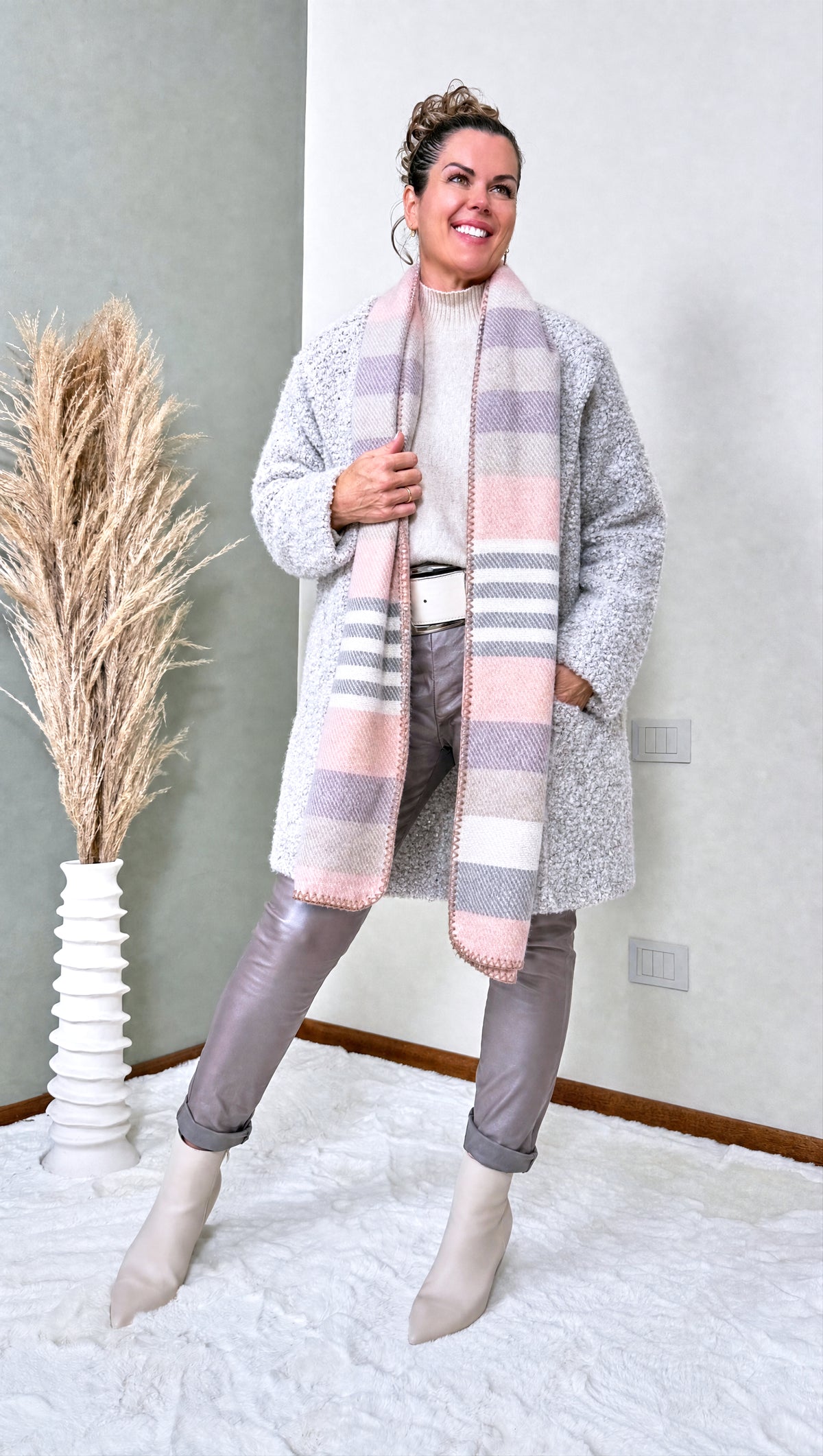 Strickjacke Mireille *Beige-Meliert*