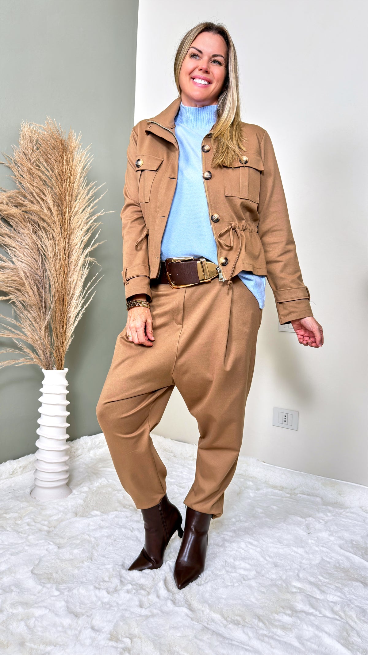 Kurze Jacke Solveig *Camel*