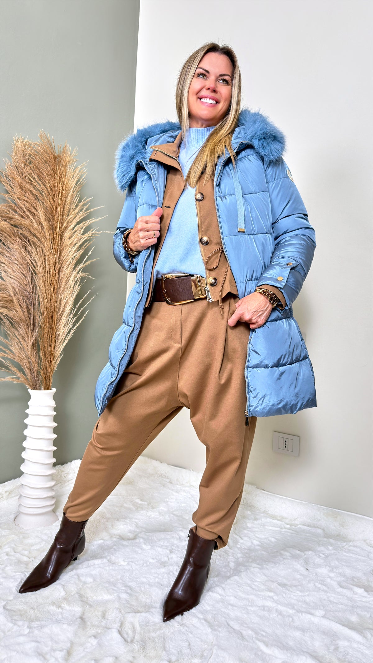 Steppjacke Cozy Fox *Blau*