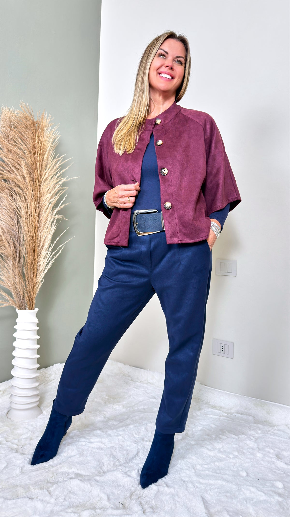 Kurze Jacke Cortina *Bordeaux*