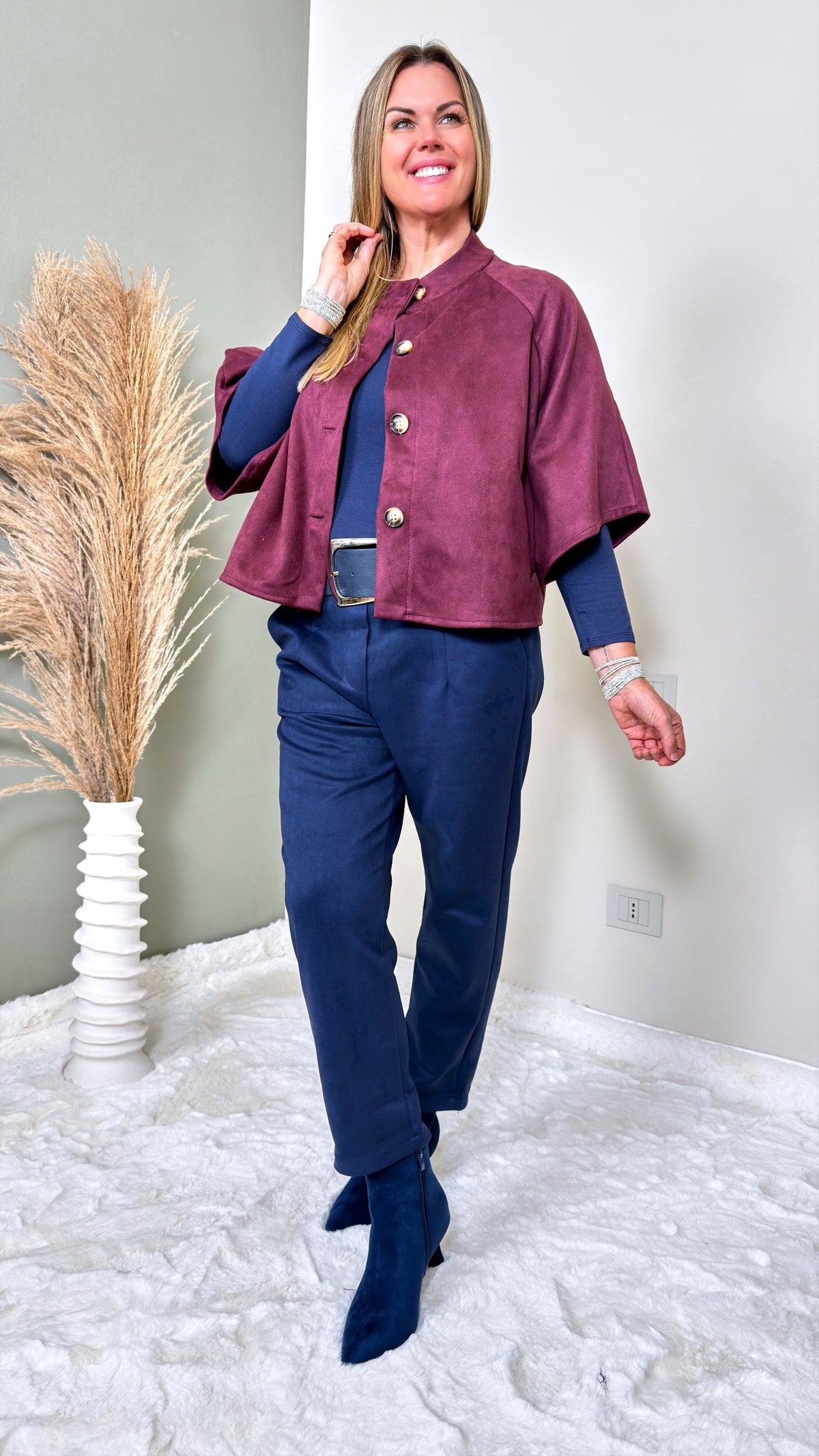 Kurze Jacke Cortina *Bordeaux*