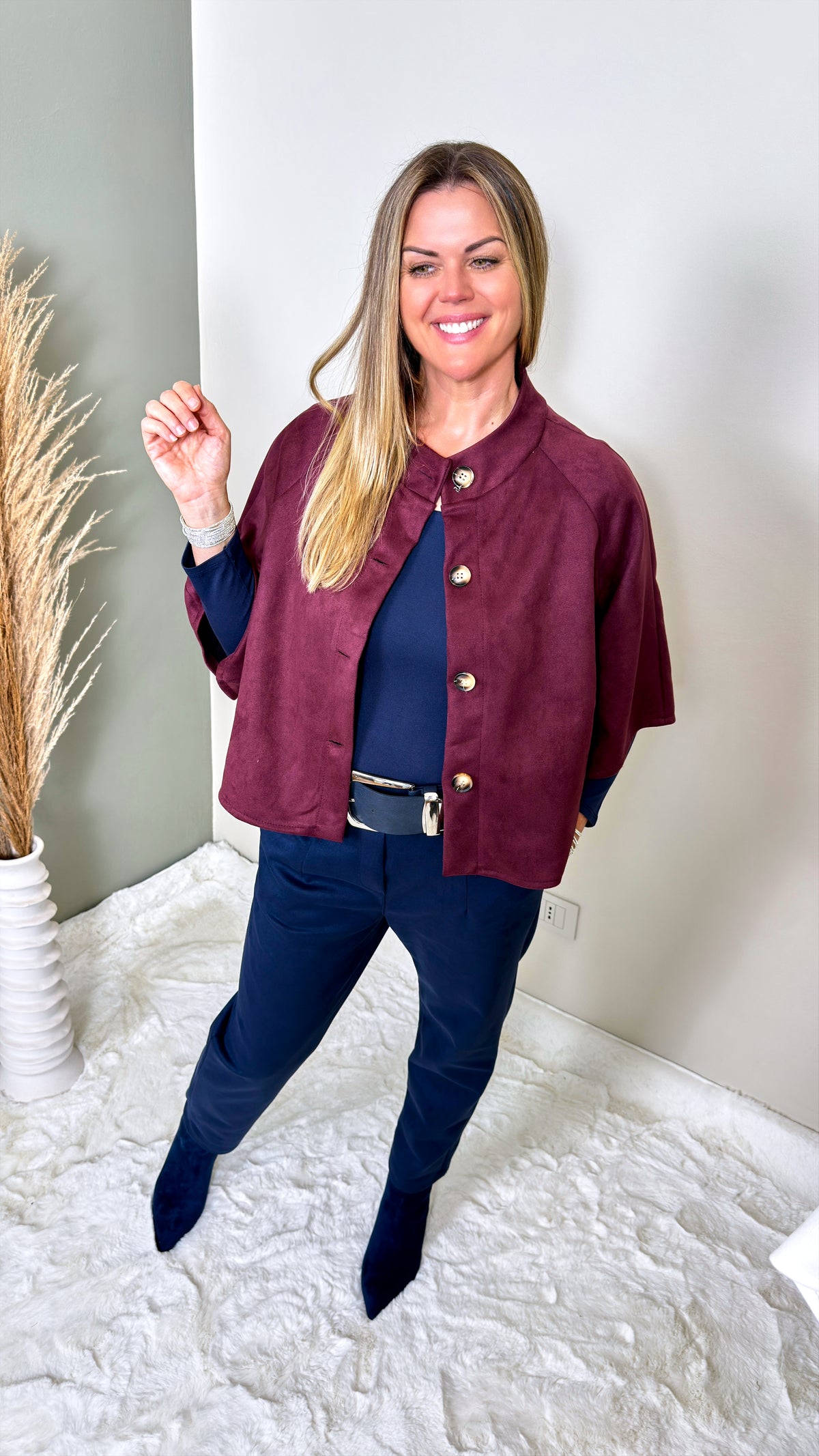 Kurze Jacke Cortina *Bordeaux*