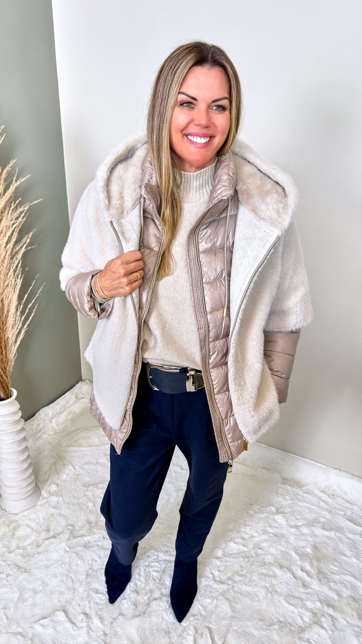 Steppjacke Everyday is Autumn  *Creme*
