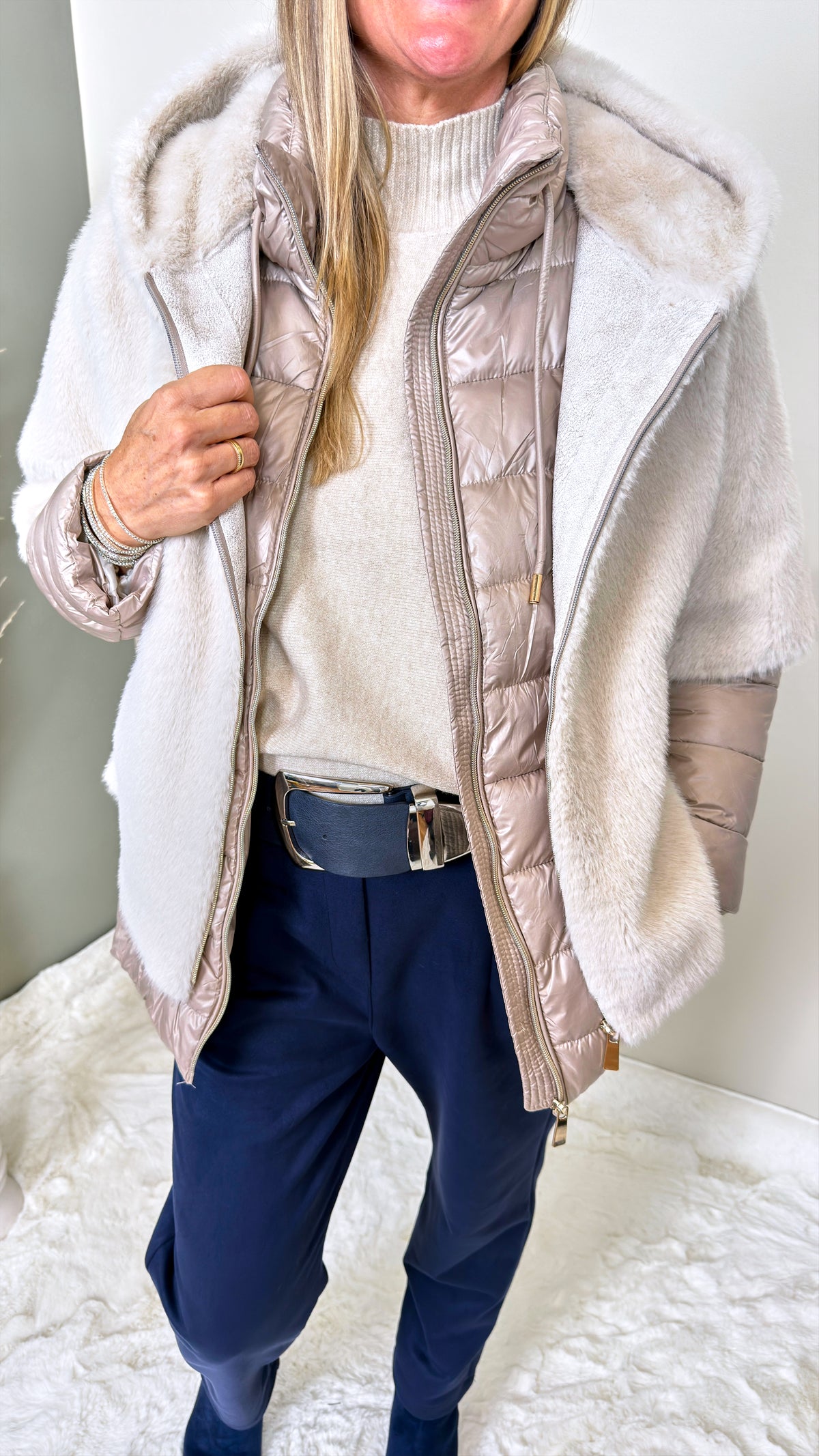 Steppjacke Everyday is Autumn  *Creme*