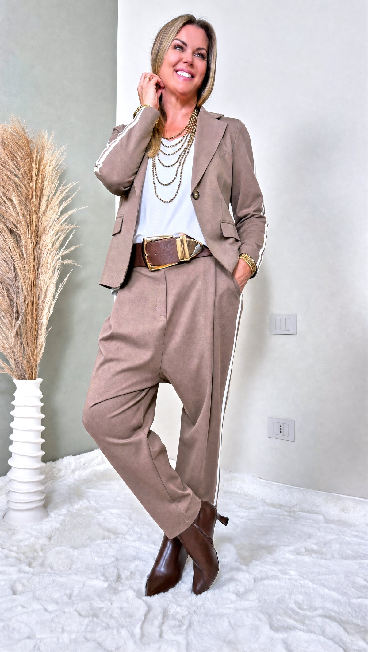 Hose Belmara *Taupe*