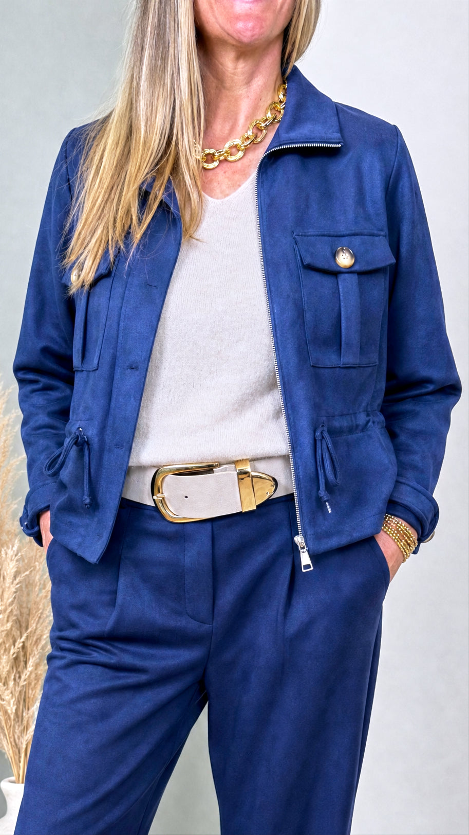 Kurze Jacke Aurelio *Dunkelblau*