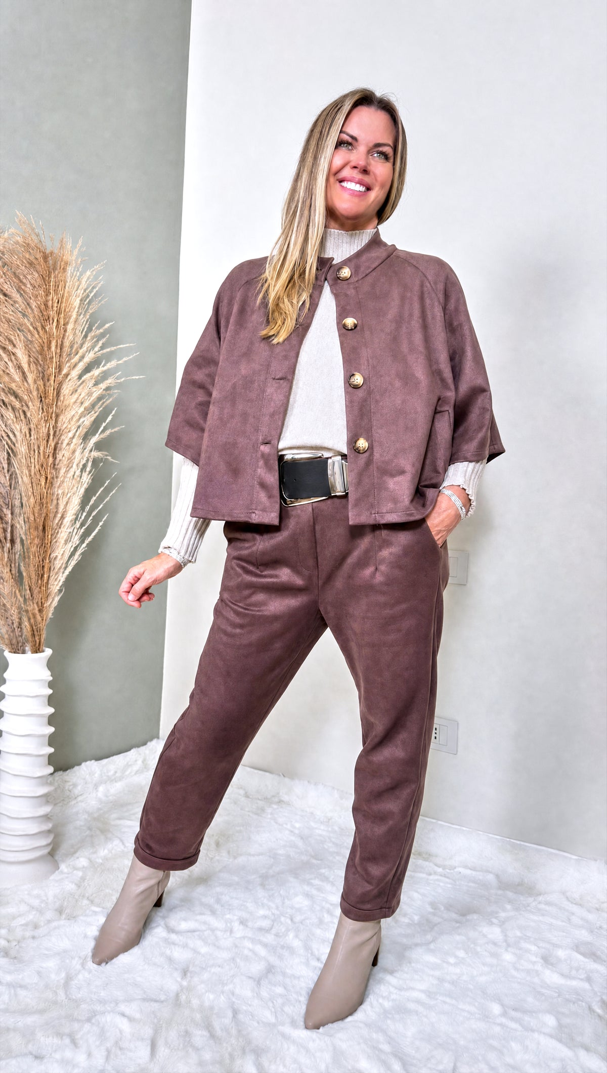Kurze Jacke Cortina *Schoko*