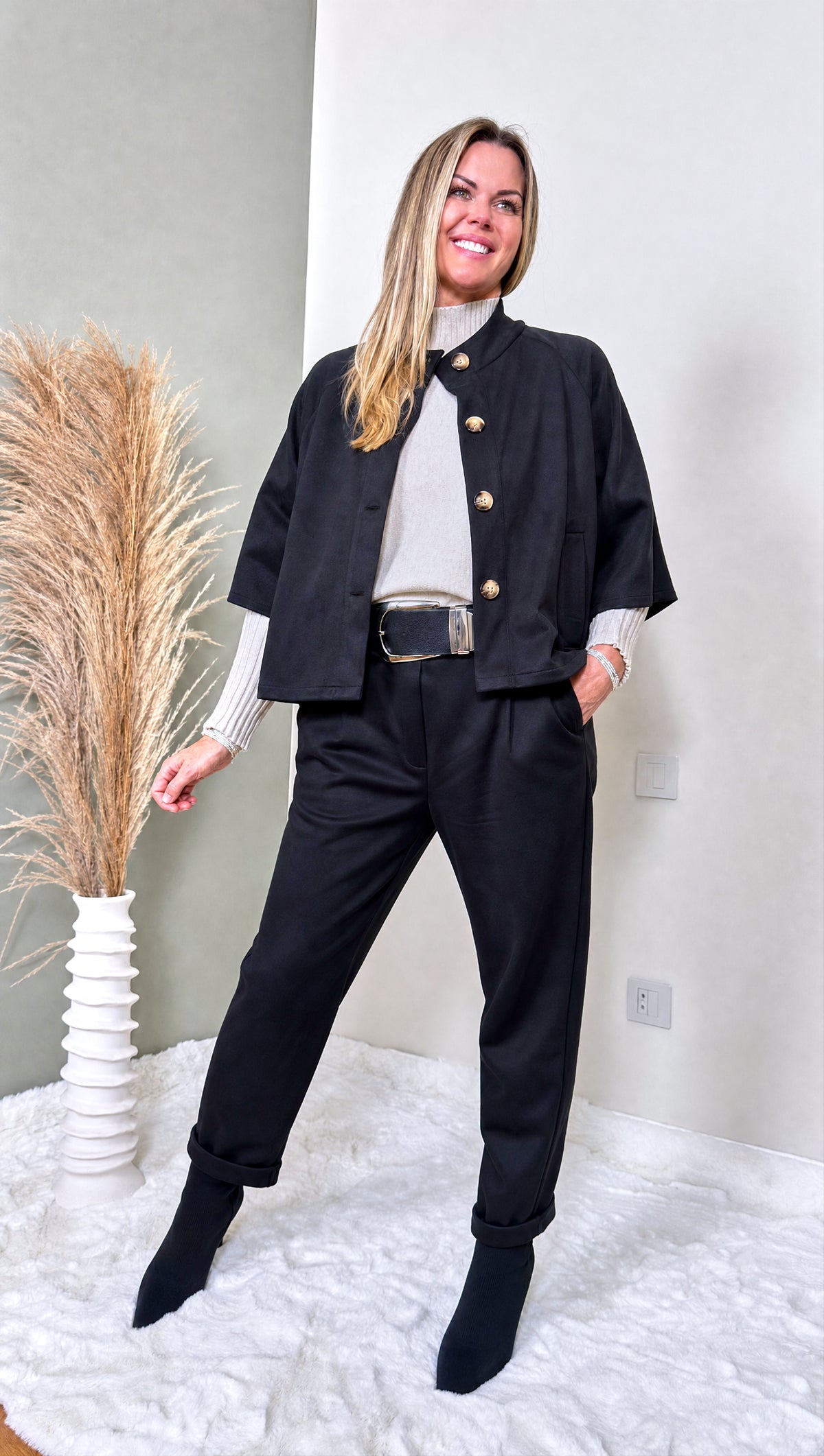 Kurze Jacke Cortina *Schwarz*