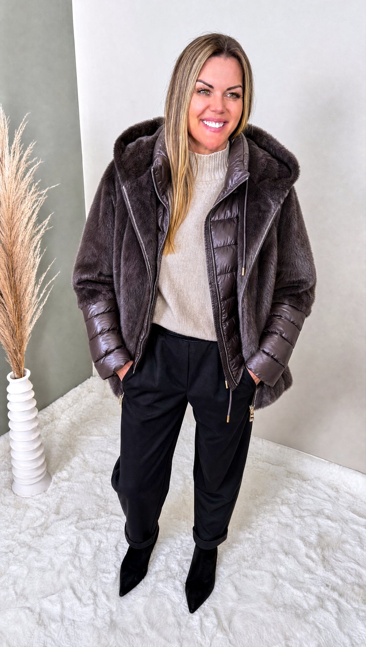 Steppjacke Everyday is Autumn  *Schoko*