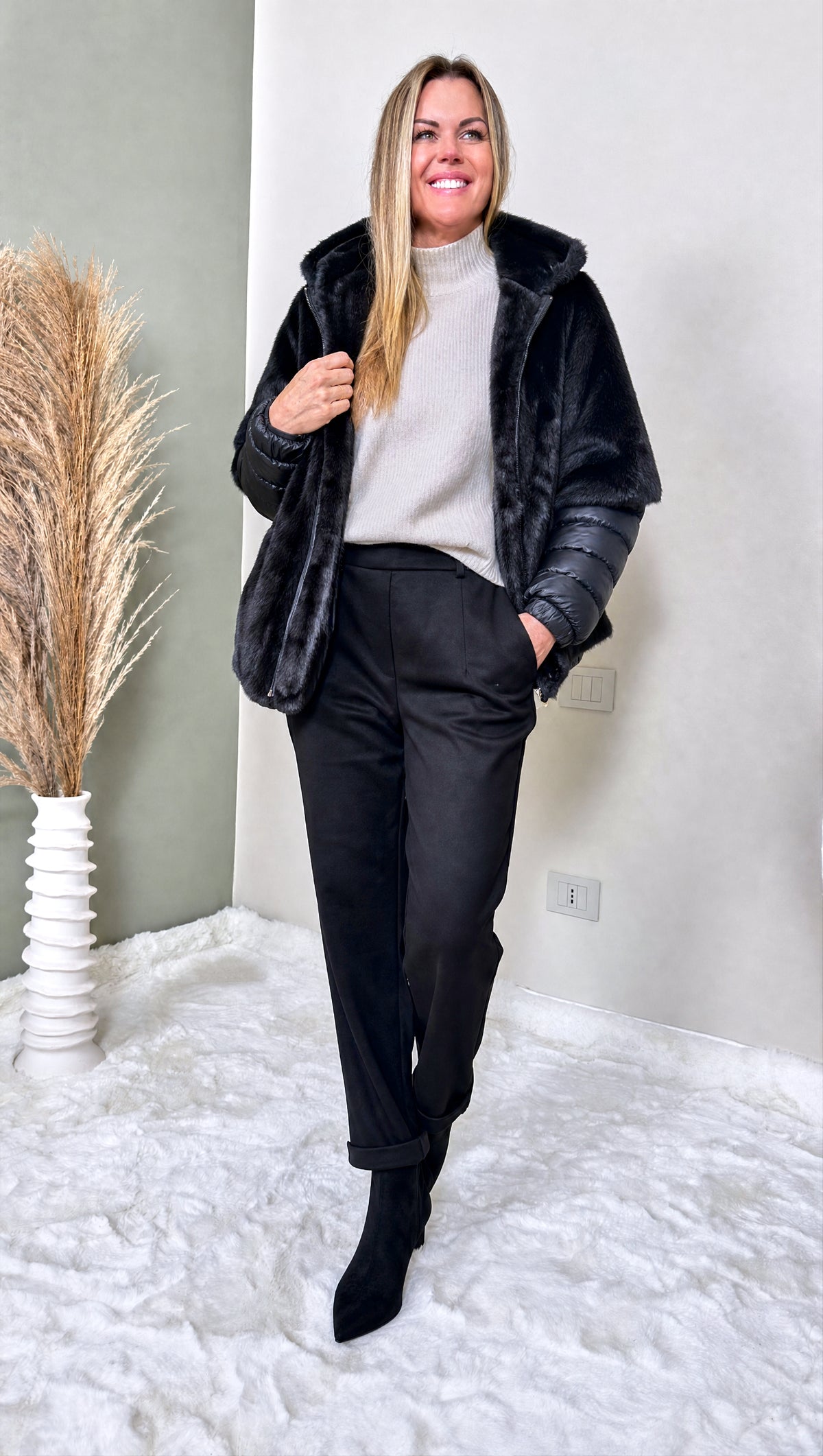 Steppjacke Everyday is Autumn  *Schwarz*