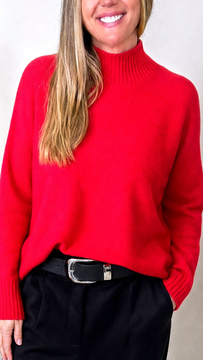 Strickpullover Mila *Rot*