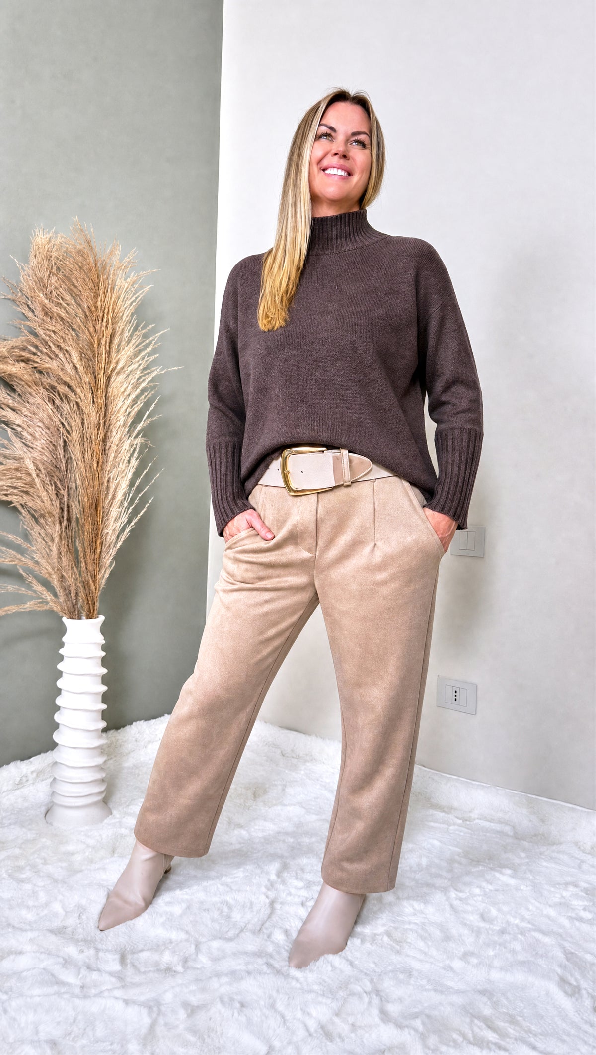 Strickpullover Mila *Schoko*