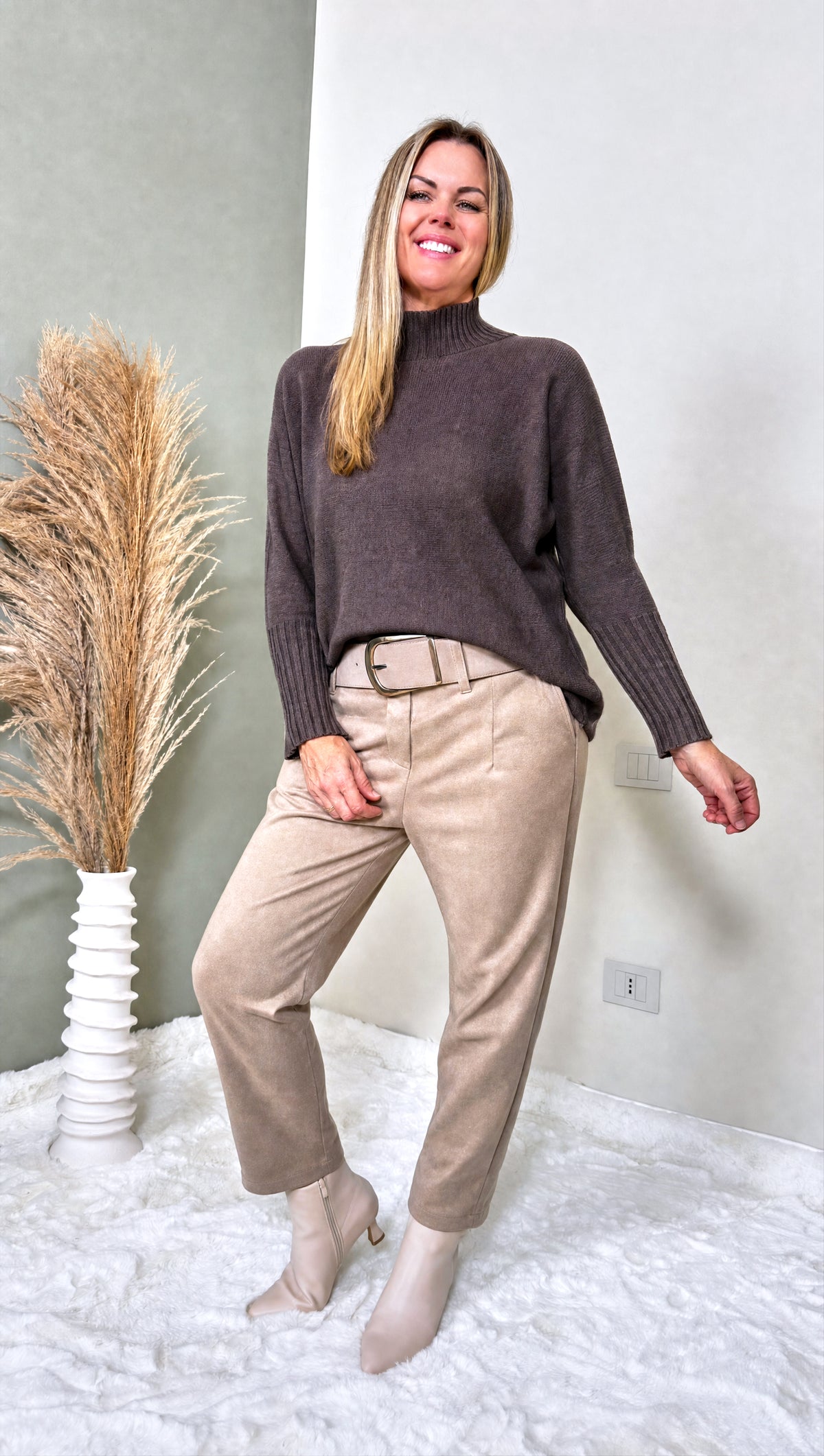 Strickpullover Mila *Schoko*